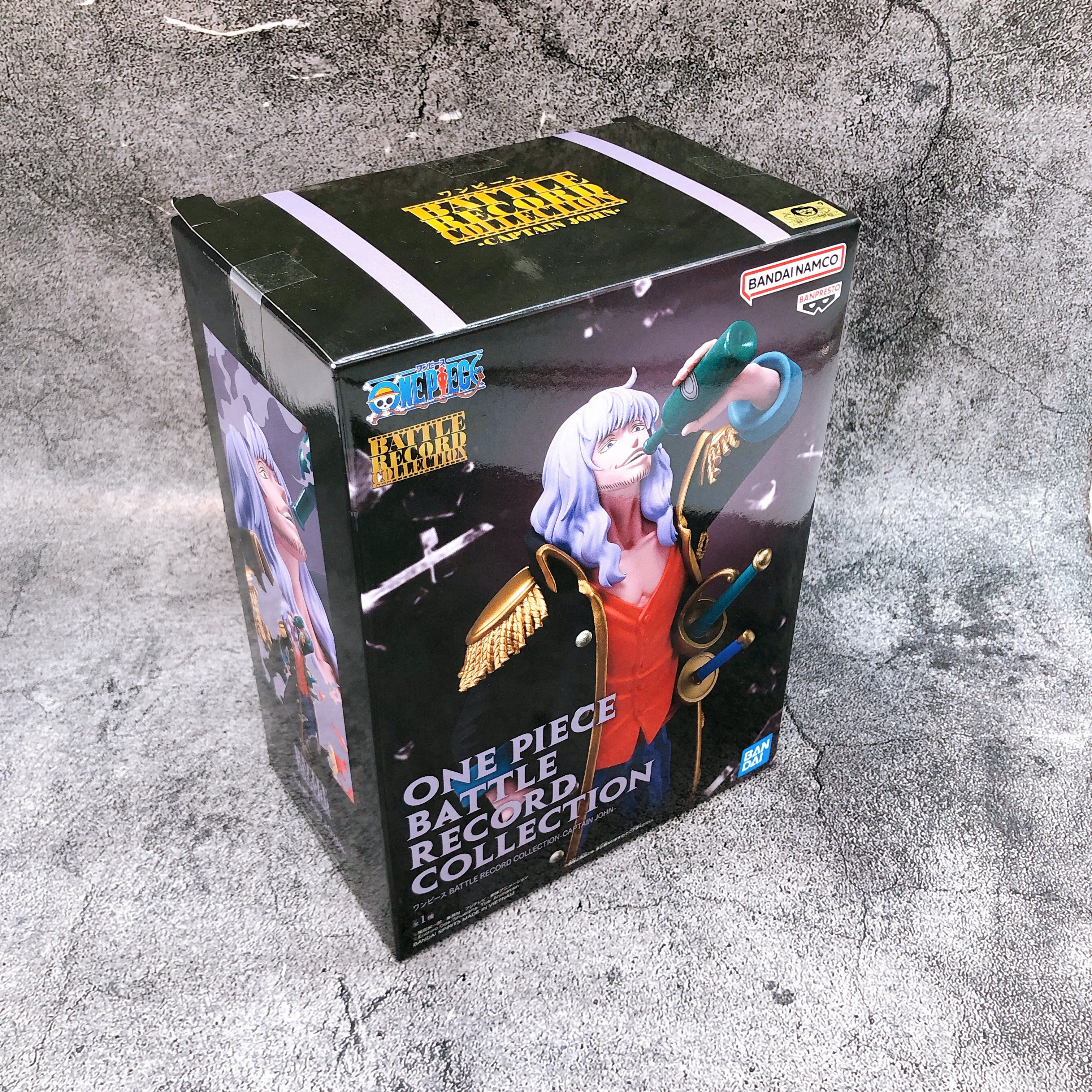 One Piece Captain John BATTLE RECORD COLLECTION BANPRESTO Japan AUTHENTIC NEW