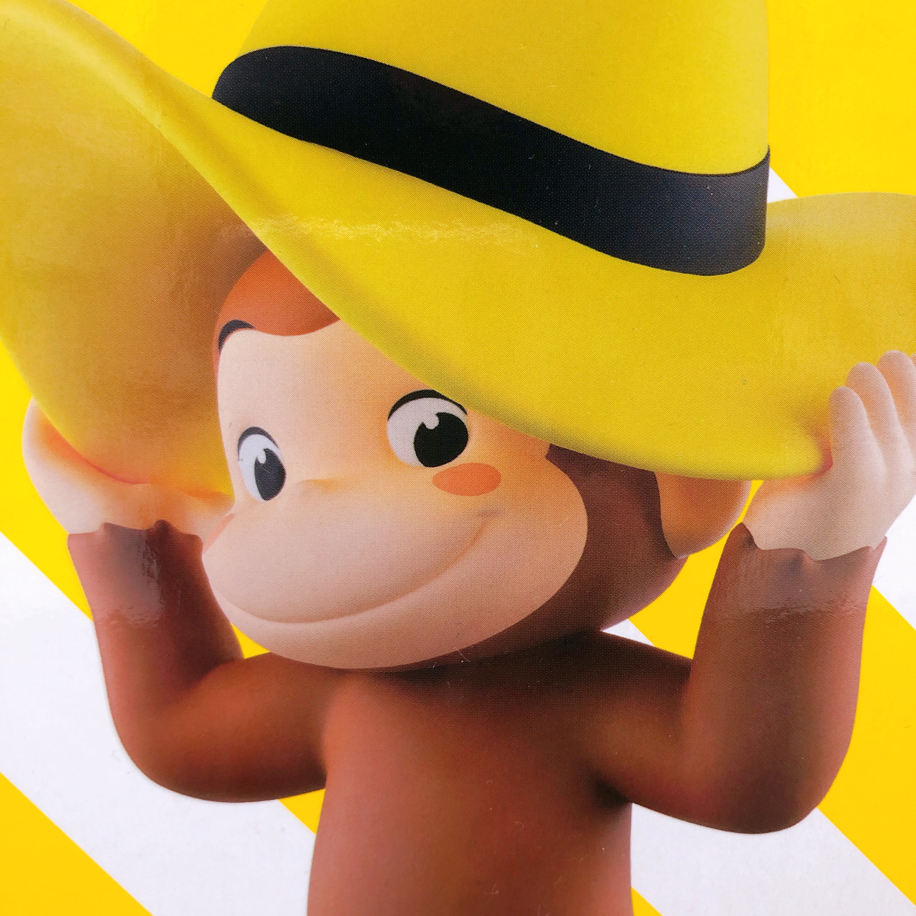Curious George BIG SOFVIMATES Figure BANPRESTO Japan AUTHENTIC FASTSHIP Sealed
