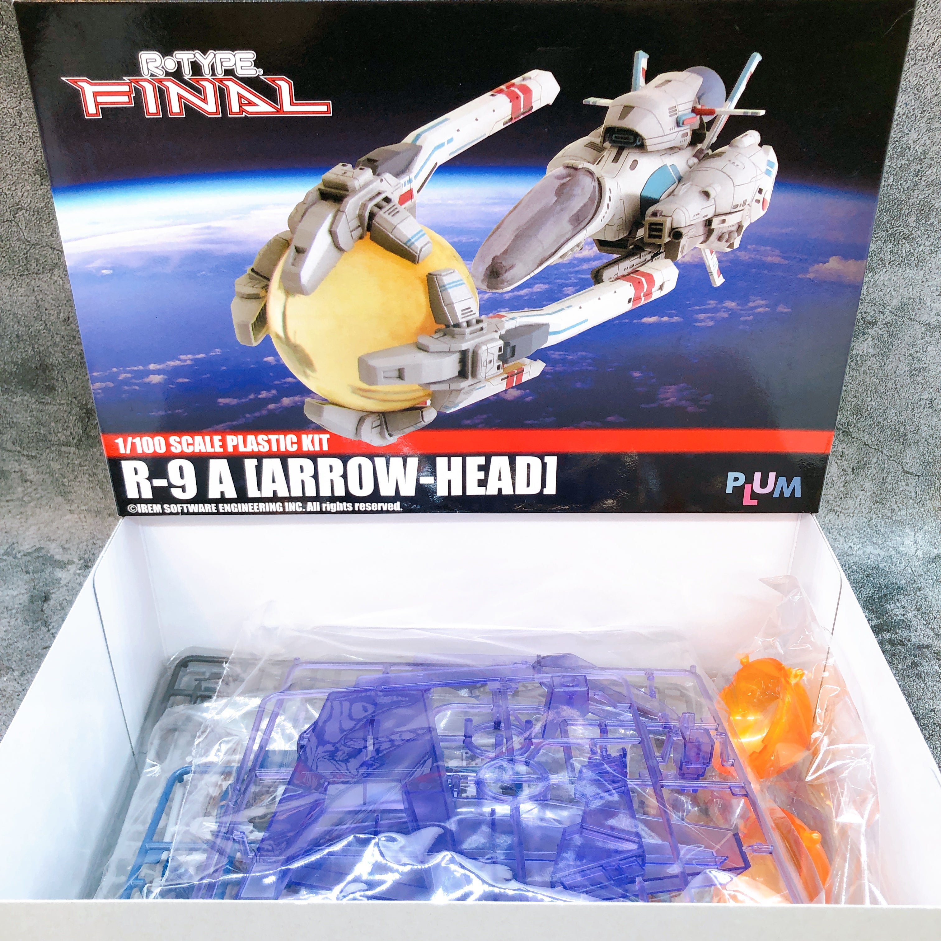 PLUM R-9A ARROW-HEAD R-TYPE FINAL 1/100 Scale Plastic Model Kit Japan FASTSHIP