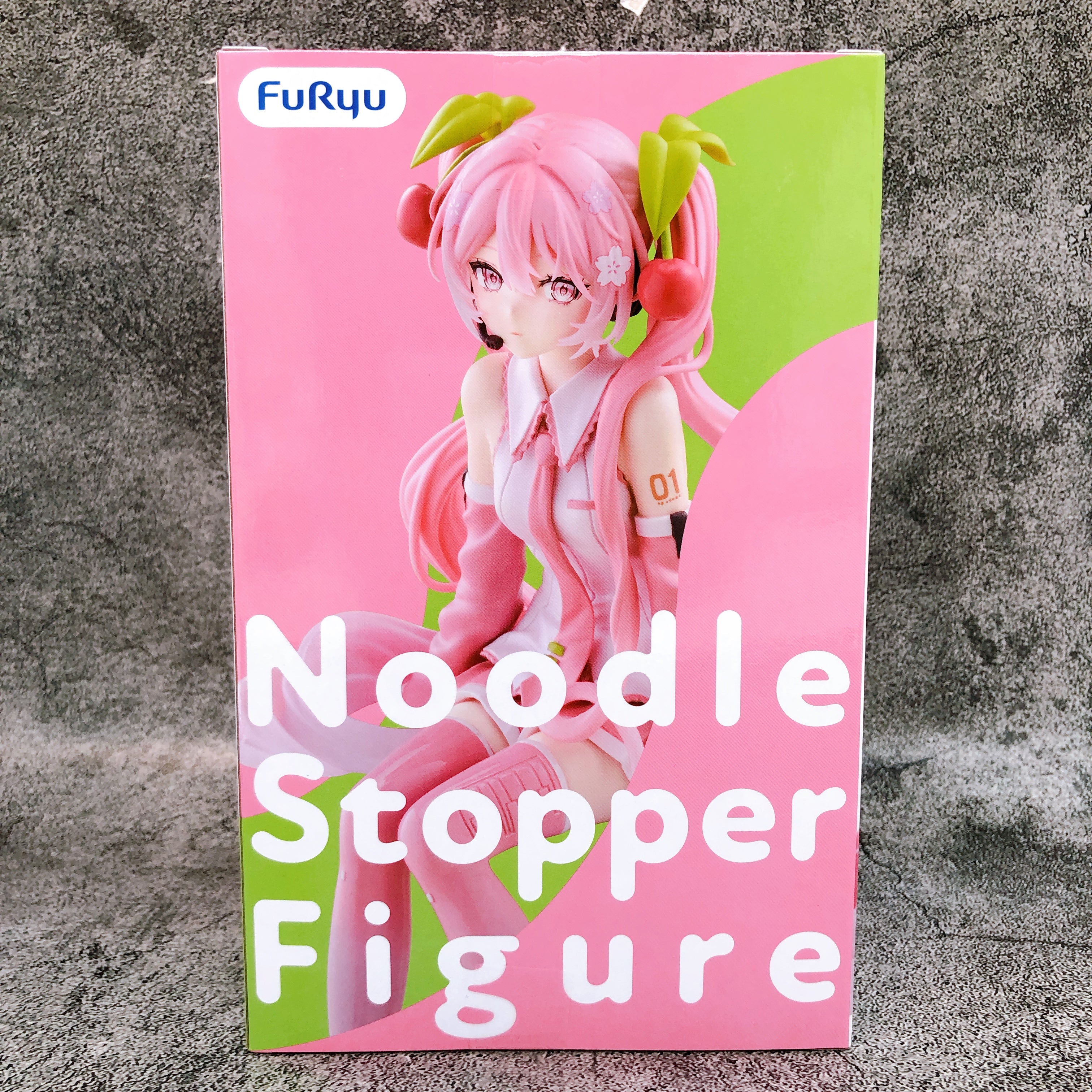 Hatsune Miku Sakura Miku 2026 Noodle Stopper Figure FuRyu japan AUTHENTIC Sealed