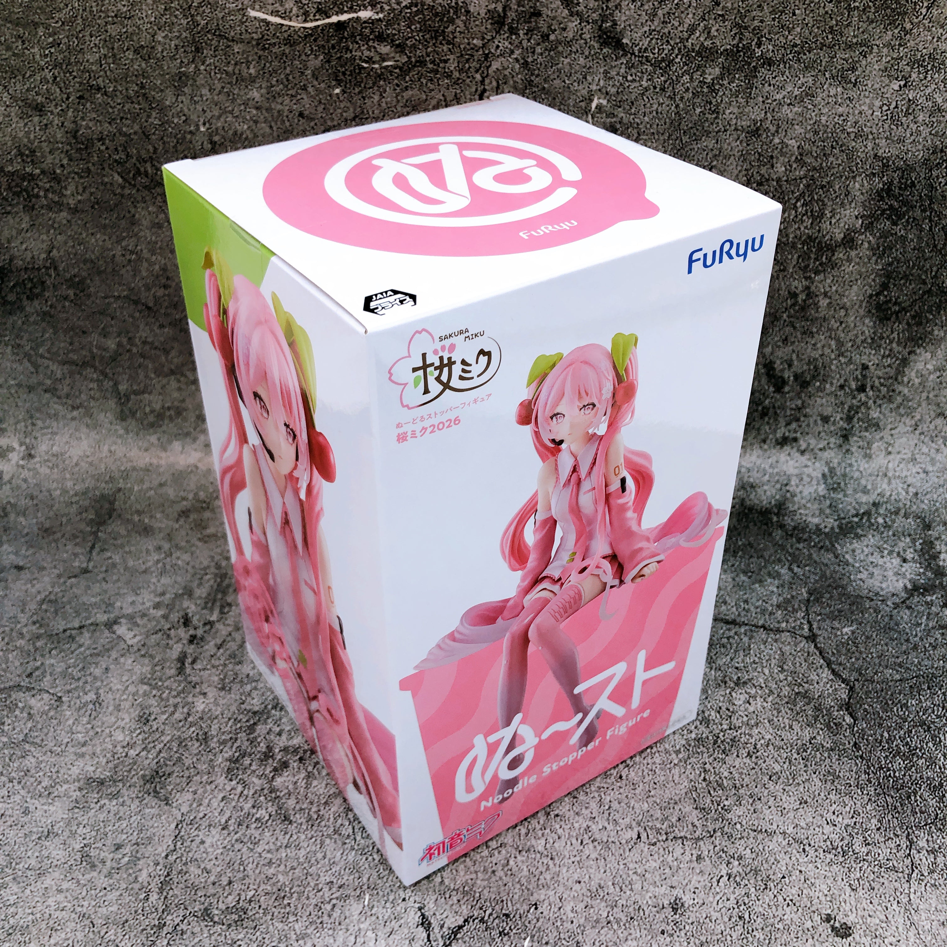 Hatsune Miku Sakura Miku 2026 Noodle Stopper Figure FuRyu japan AUTHENTIC Sealed