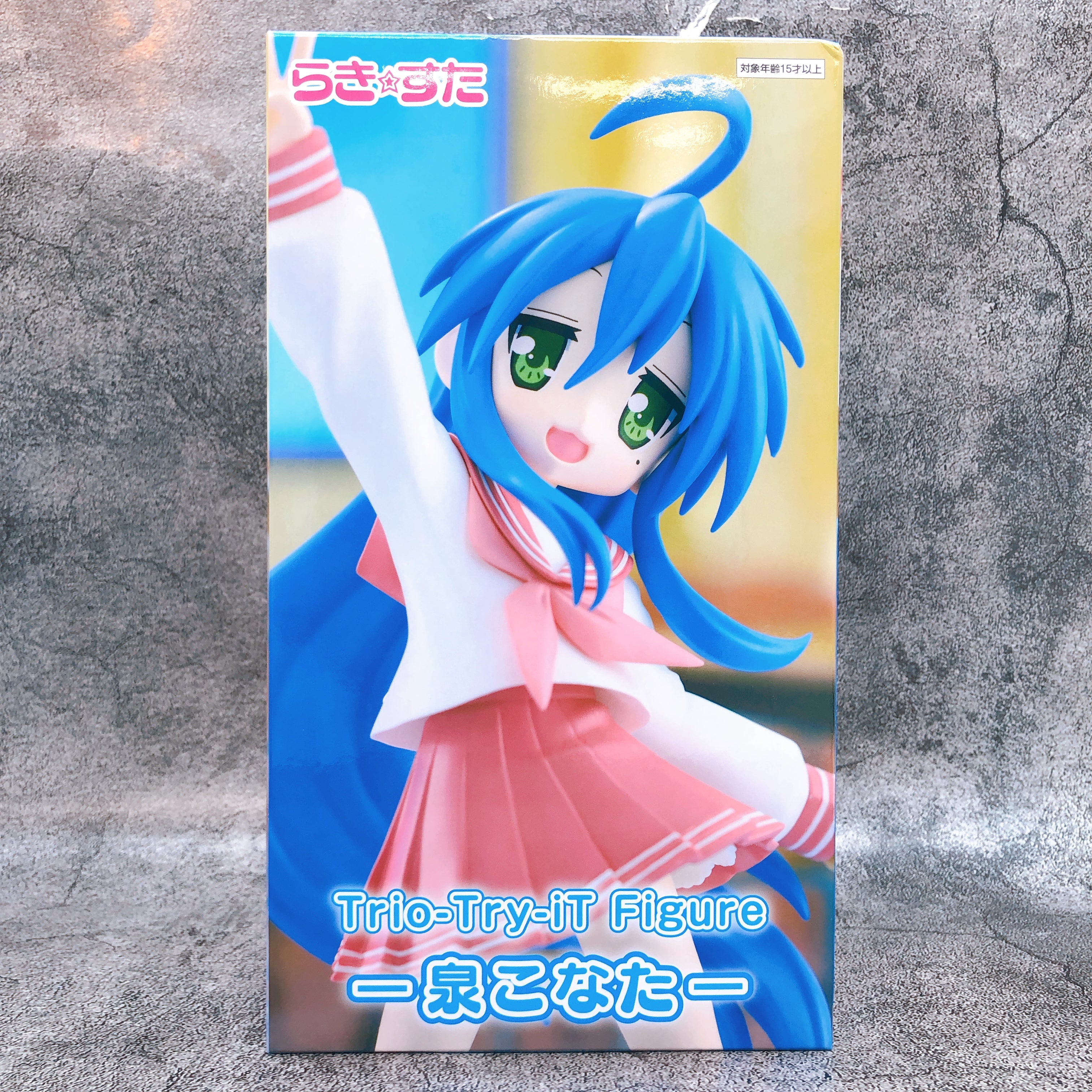 Lucky Star Konata Izumi Trio-Try-iT Figure FuRyu Japan AUTHENTIC FASTSHIP Sealed