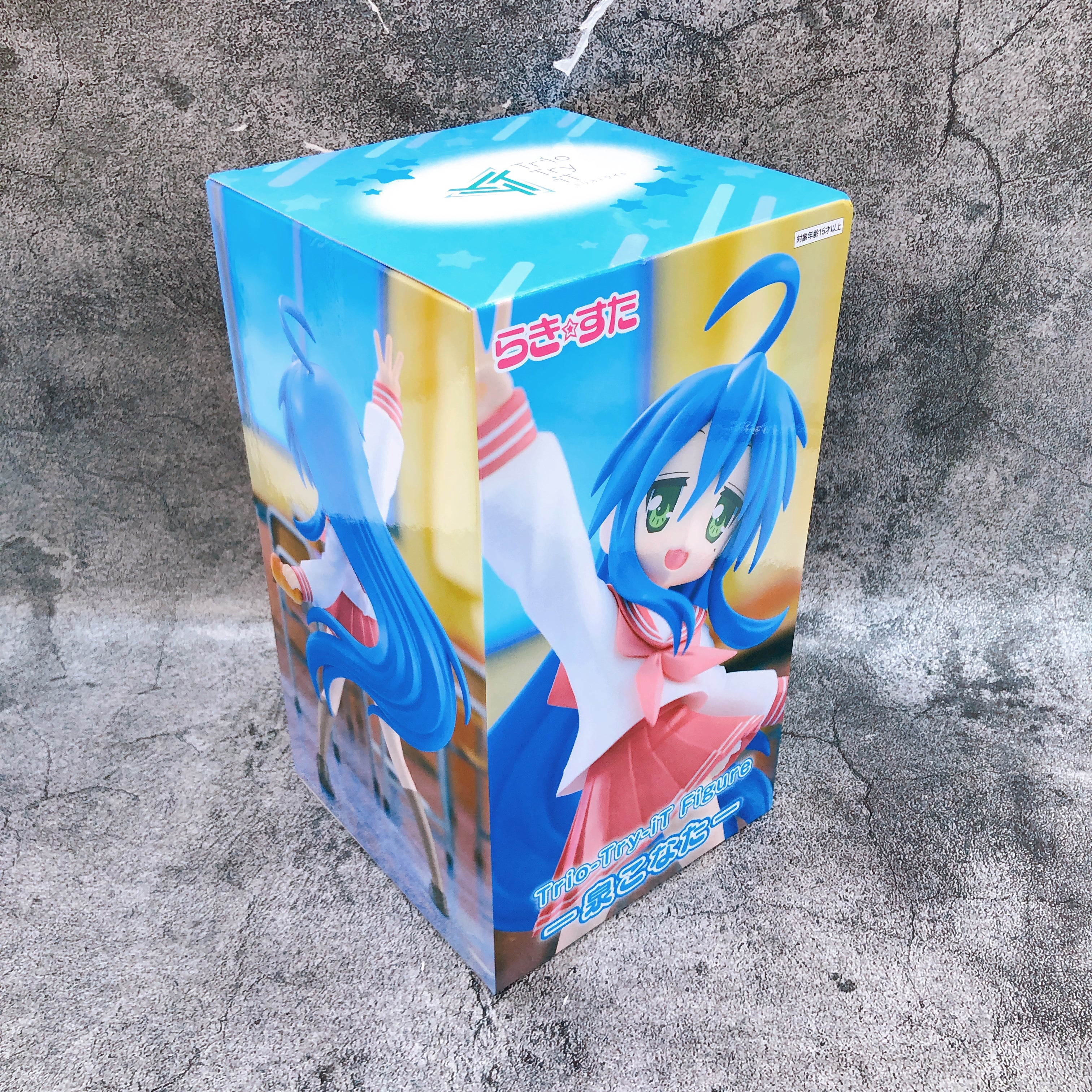 Lucky Star Konata Izumi Trio-Try-iT Figure FuRyu Japan AUTHENTIC FASTSHIP Sealed