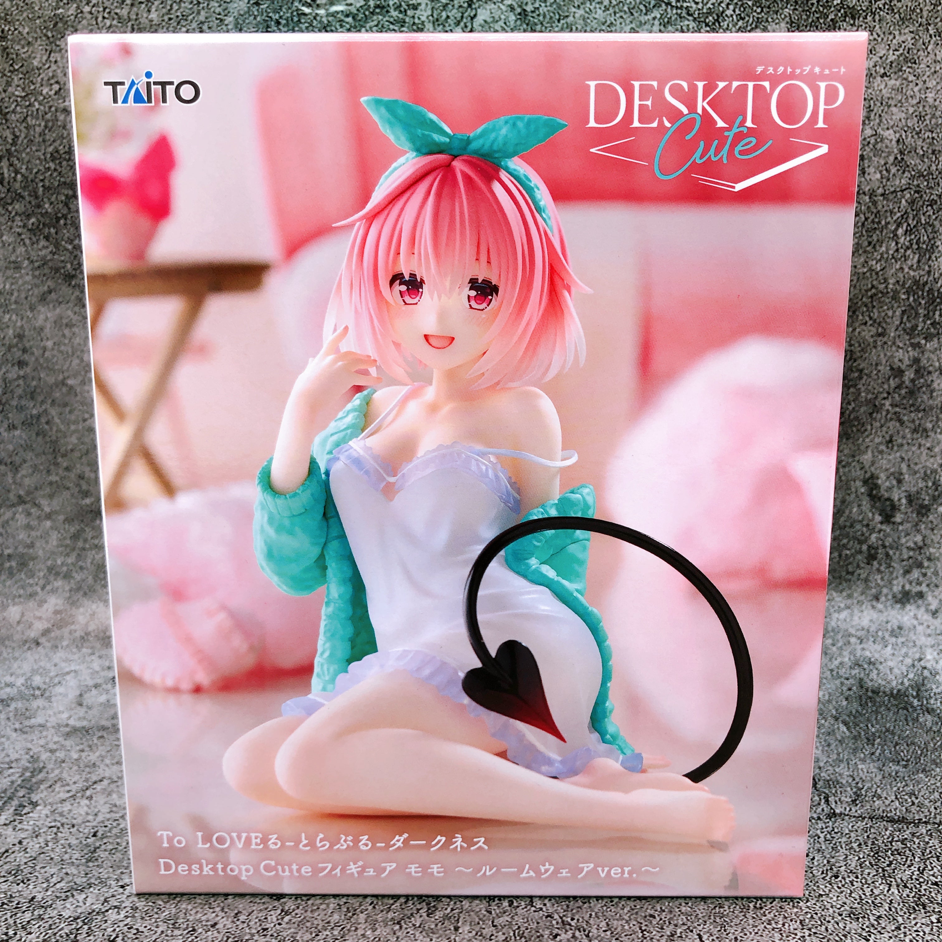 To Love Ru Darkness Momo Roomwear ver. Desktop Cute Figure Taito Japan AUTHENTIC