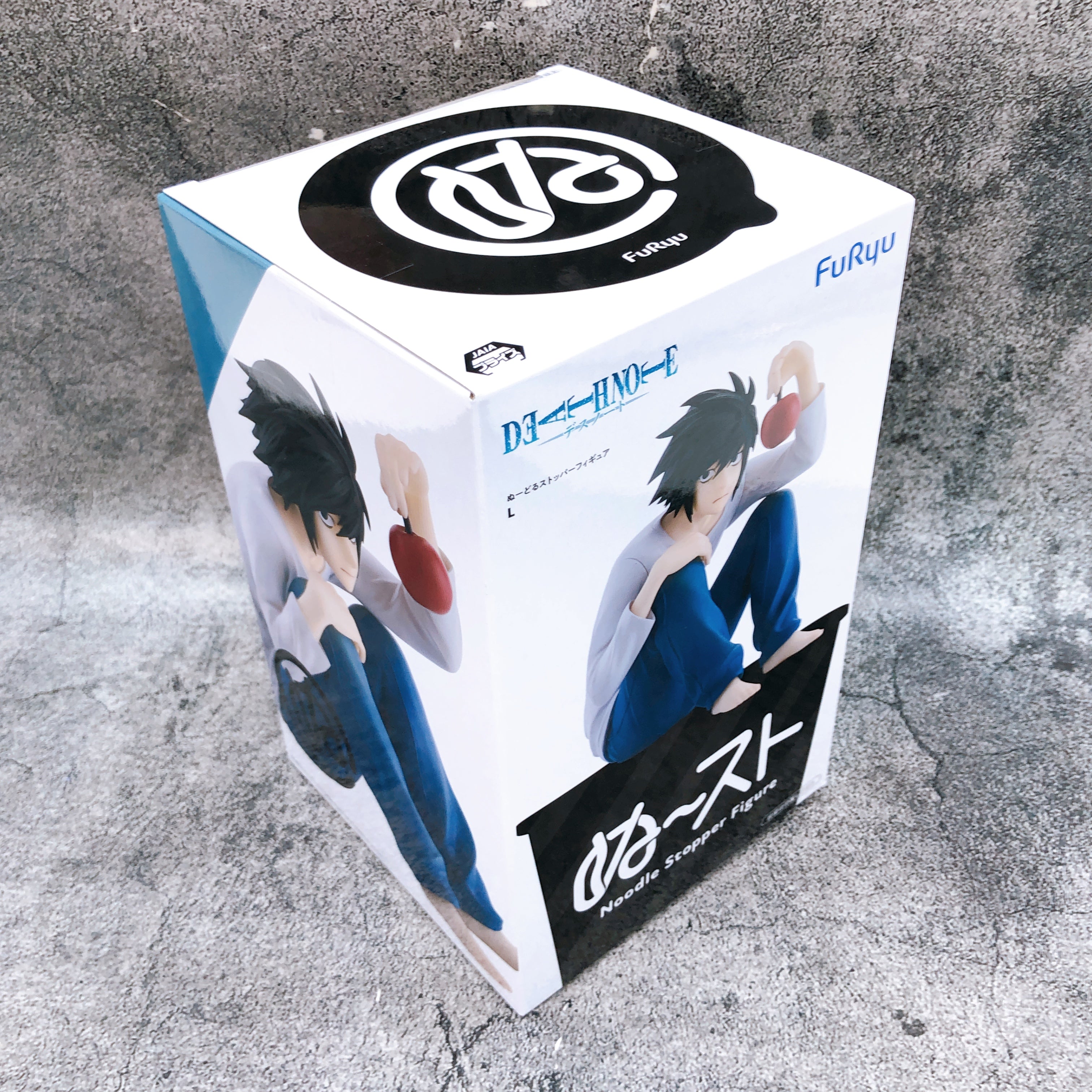 DEATH NOTE L Noodle Stopper Figure FuRyu Japan AUTHENTIC FASTSHIP Seal