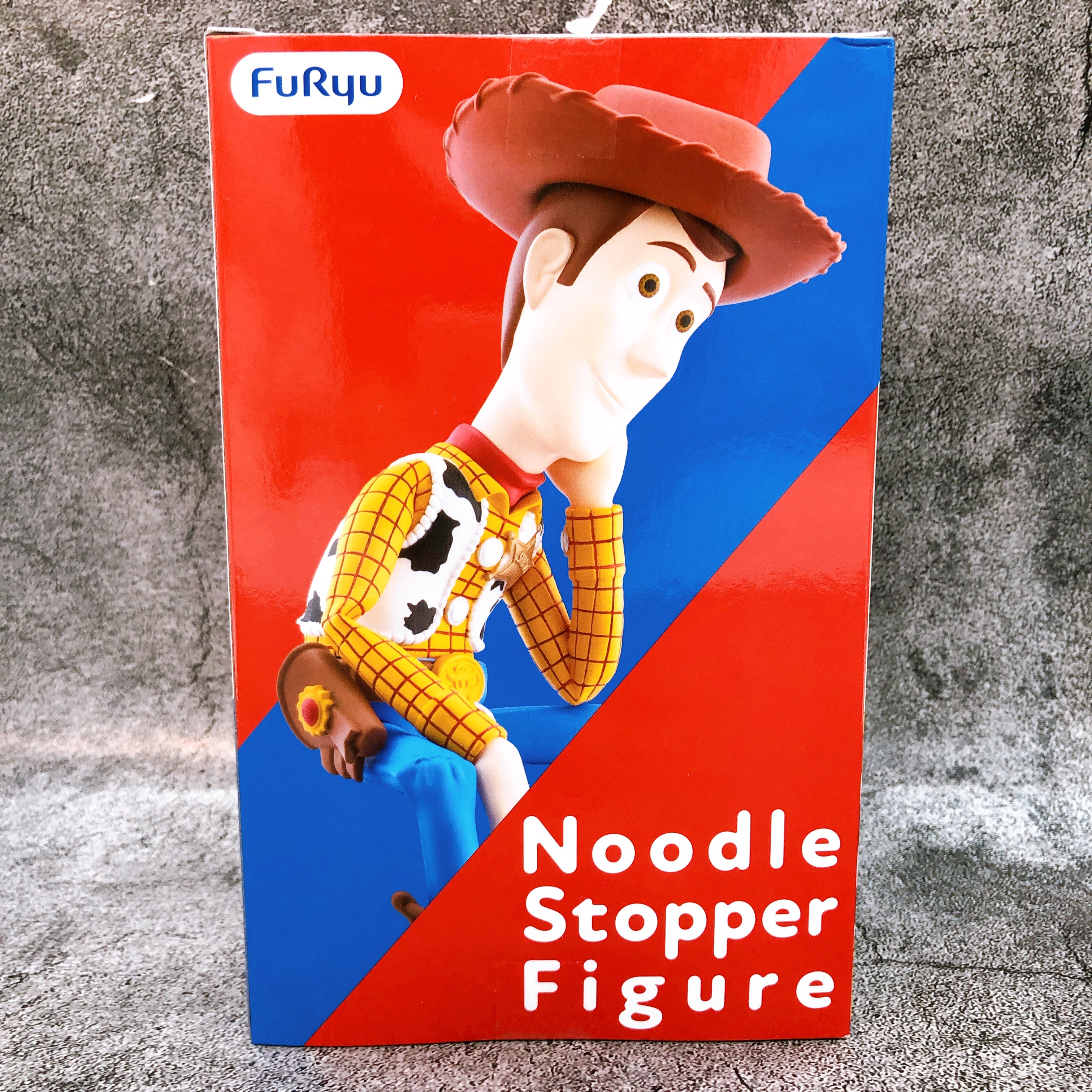 Toy Story Woody Noodle Stopper Figure FuRyu Japan AUTHENTIC FASTSHIP Sealed NEW