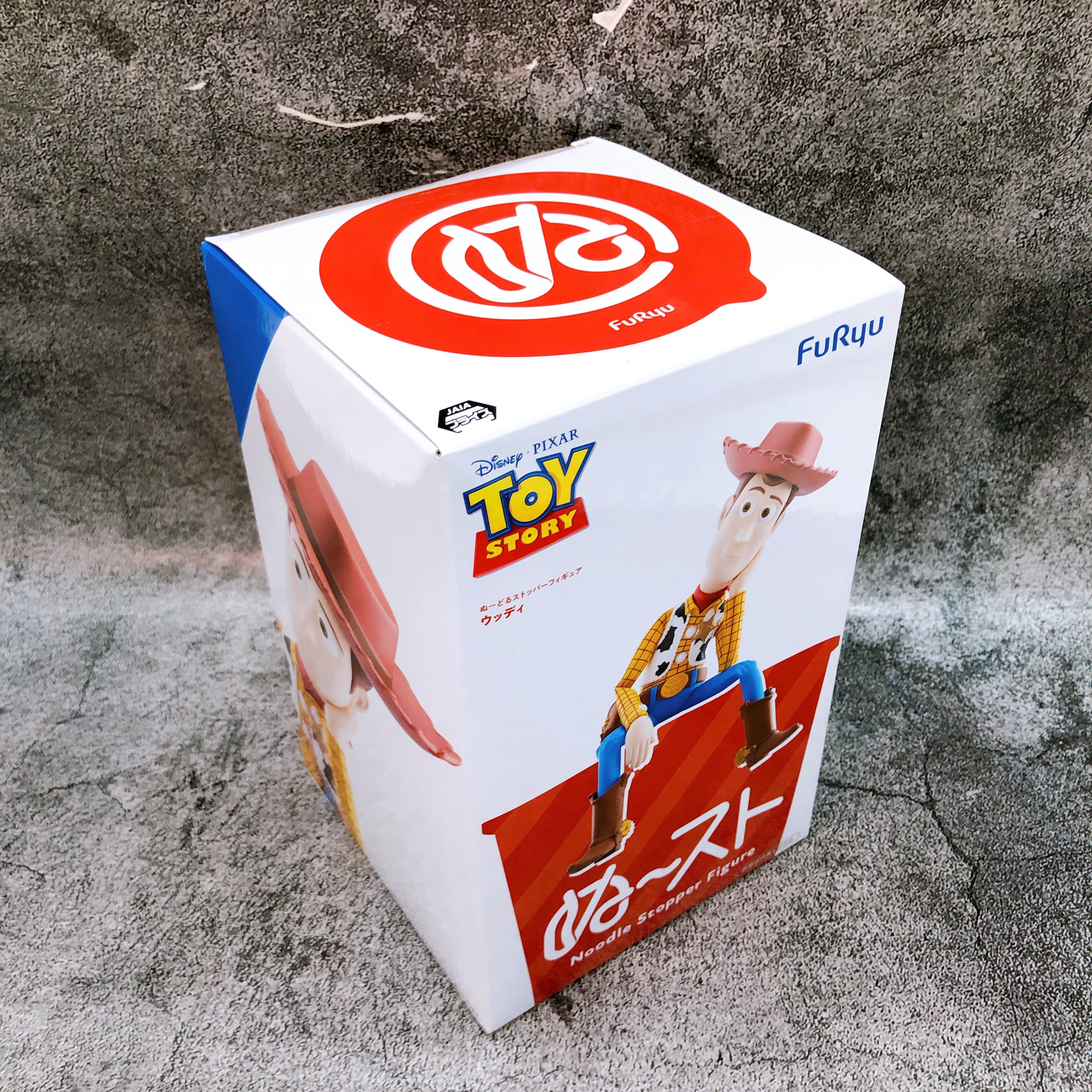 Toy Story Woody Noodle Stopper Figure FuRyu Japan AUTHENTIC FASTSHIP Sealed NEW