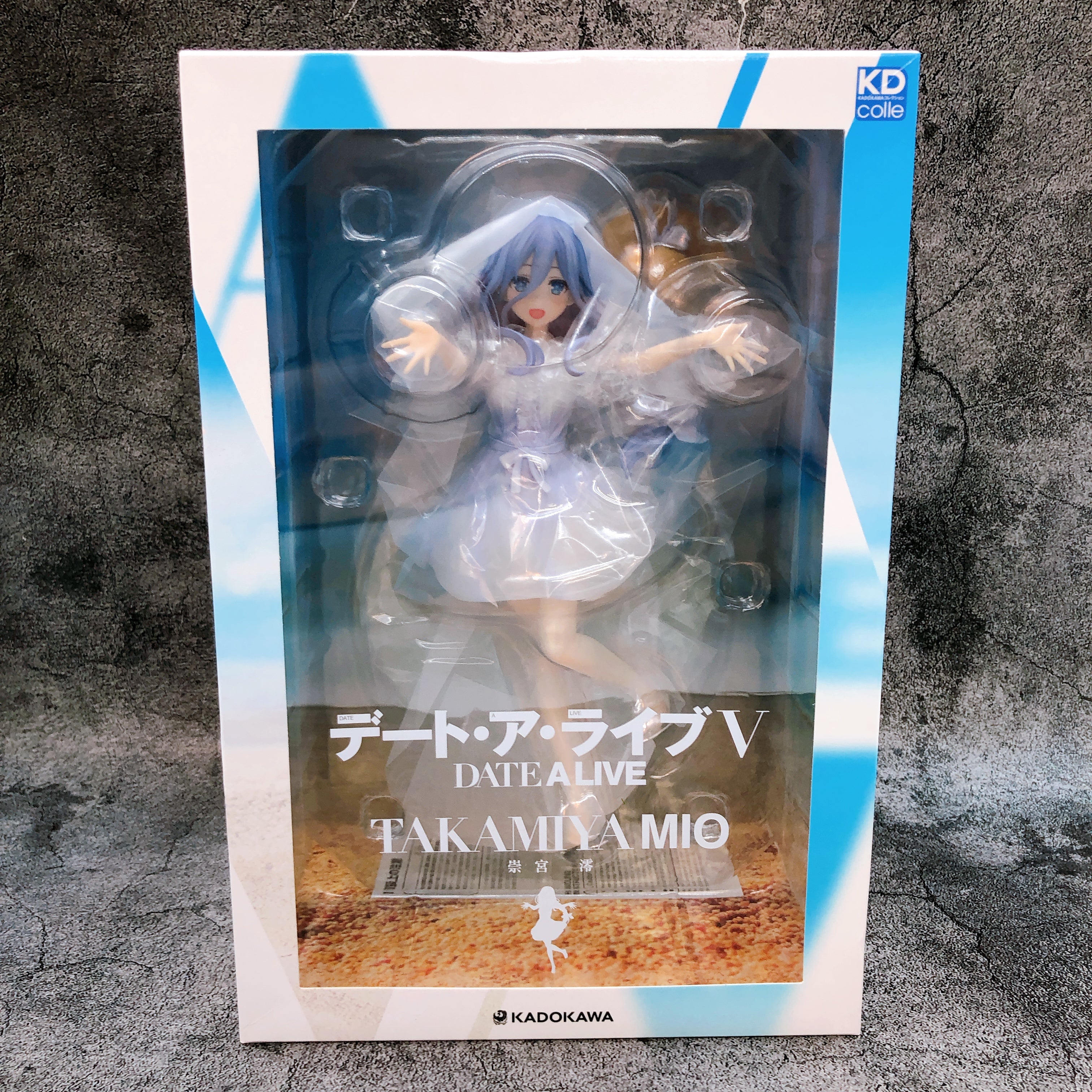 Date A Live V Mio Takamiya Summer Dress 1/7 Scale Figure Kadokawa Japan NO DVD