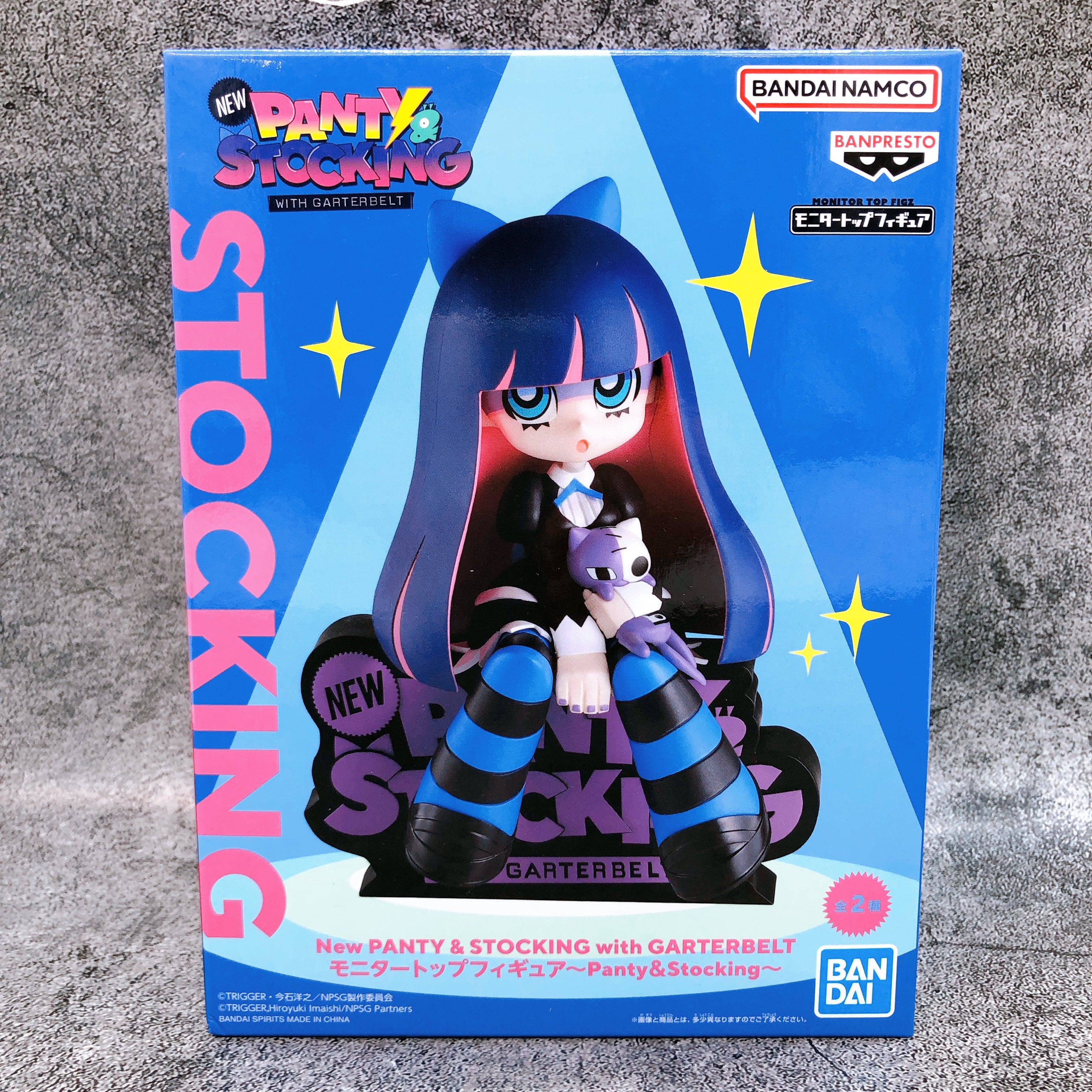 New PANTY＆STOCKING with GARTERBELT Stocking Monitor Top Figure BANPRESTO Japan