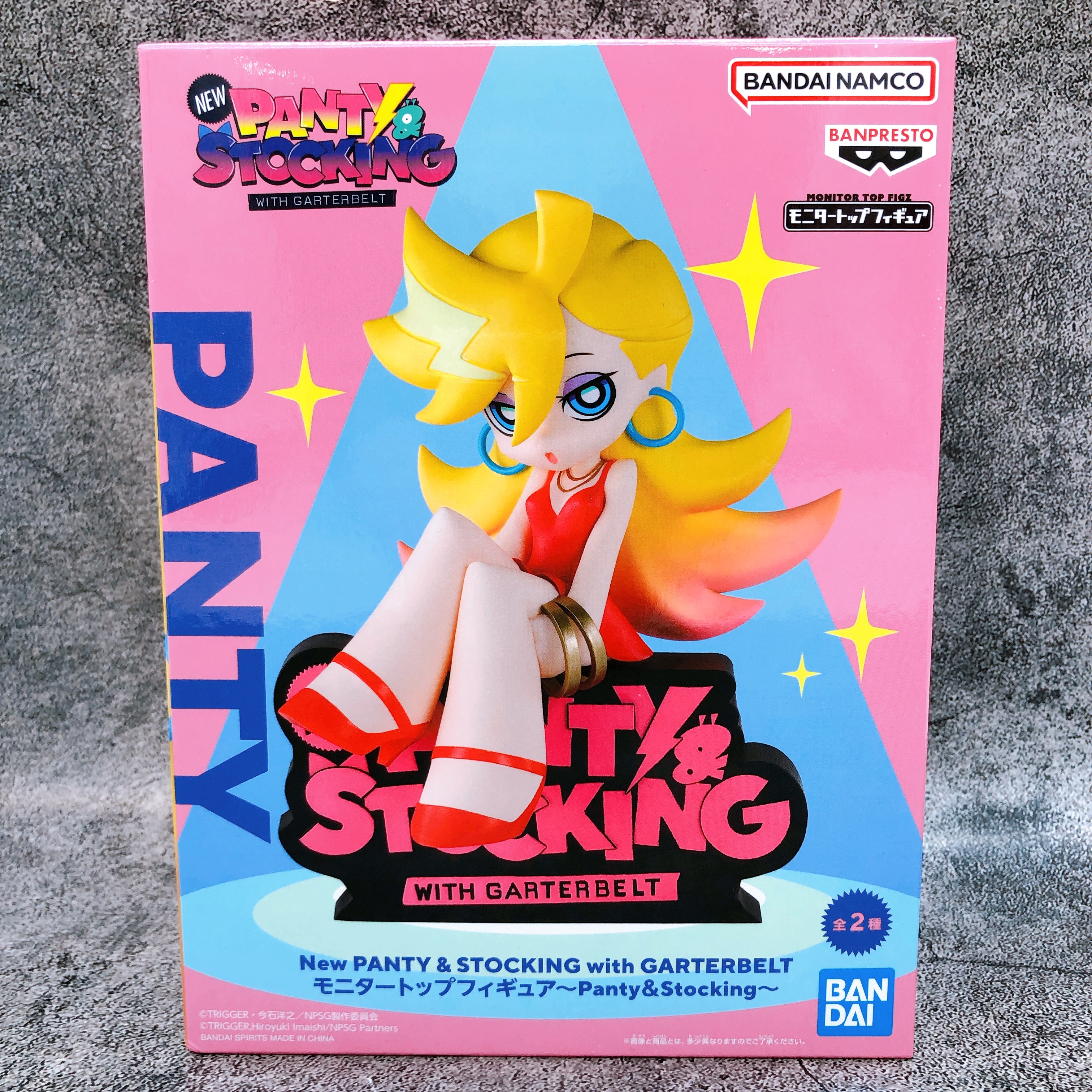 New PANTY＆STOCKING with GARTERBELT Panty Monitor Top Figure BANPRESTO Japan