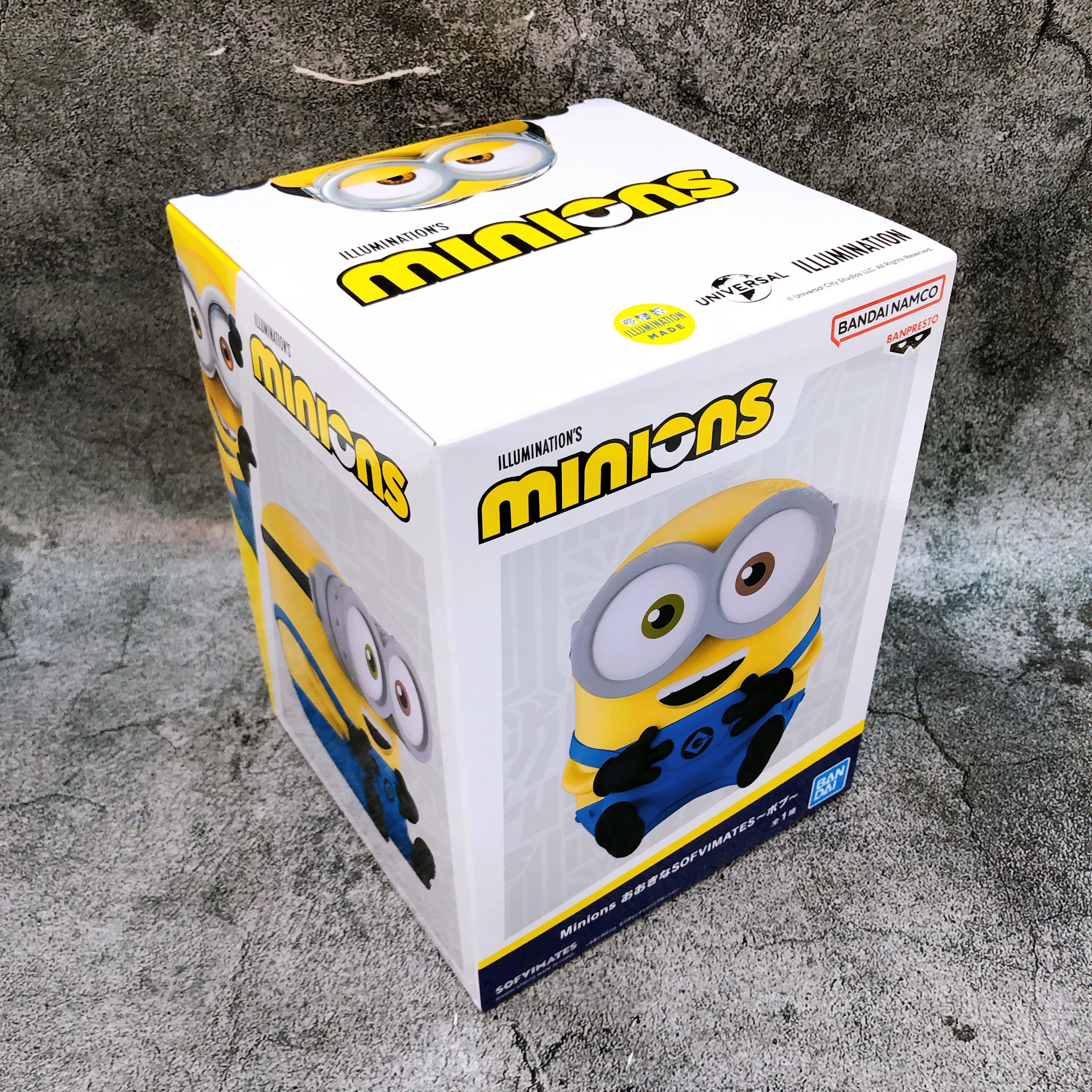 Minioons Bob BIG SOFVIMATES BANPRESTO Japan AUTHENTIC FASTSHIP Sealed NEW