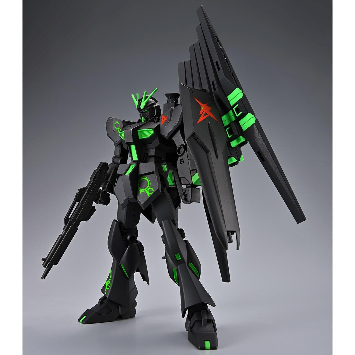 Entry Grade 1/144 Nu Gundam & Fin Funnel Recirculation Color Neon Green Kit NEW