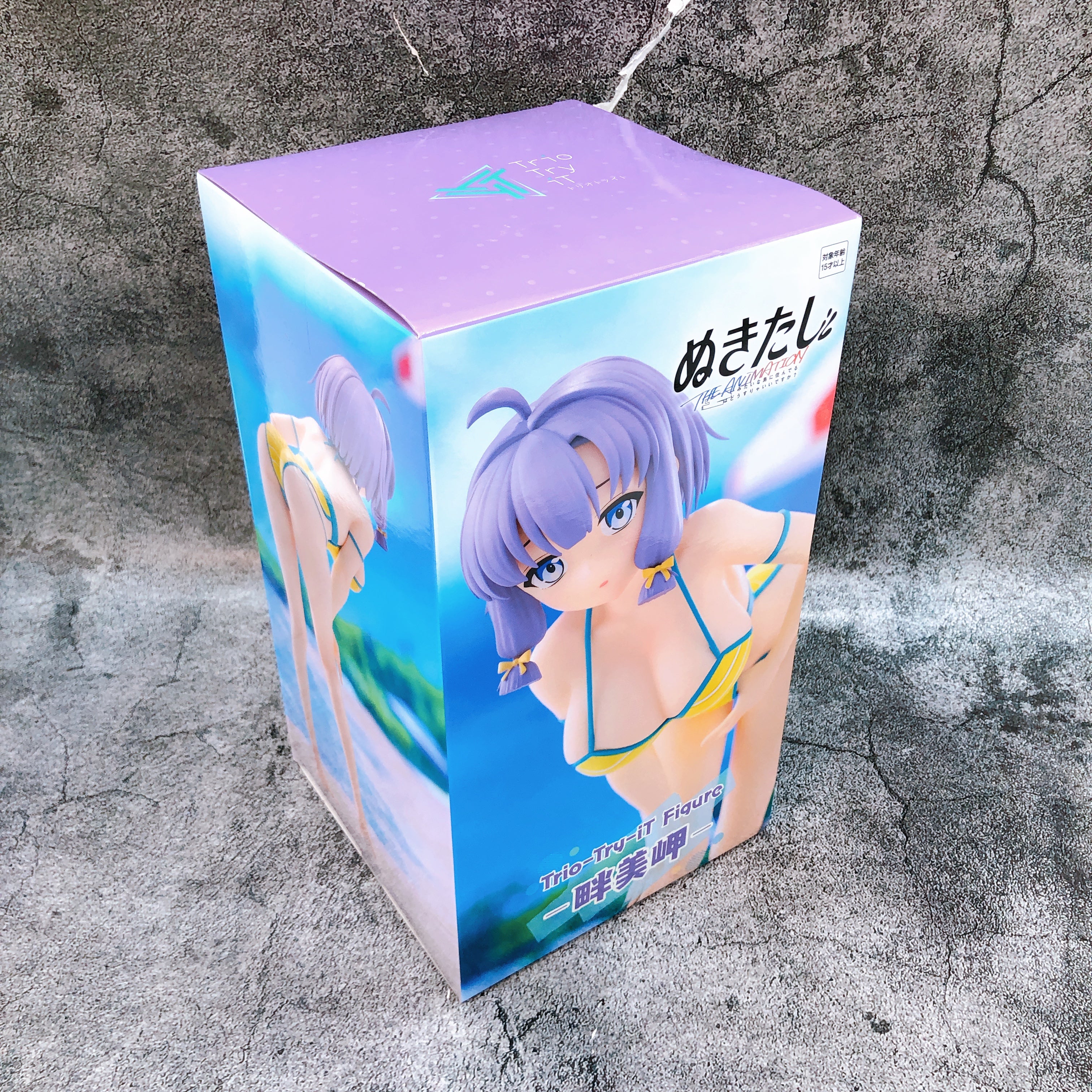 Nukitashi THE ANIMATION Misaki Hotori Trio-Try-iT Figure FuRyu Japan AUTHENTIC