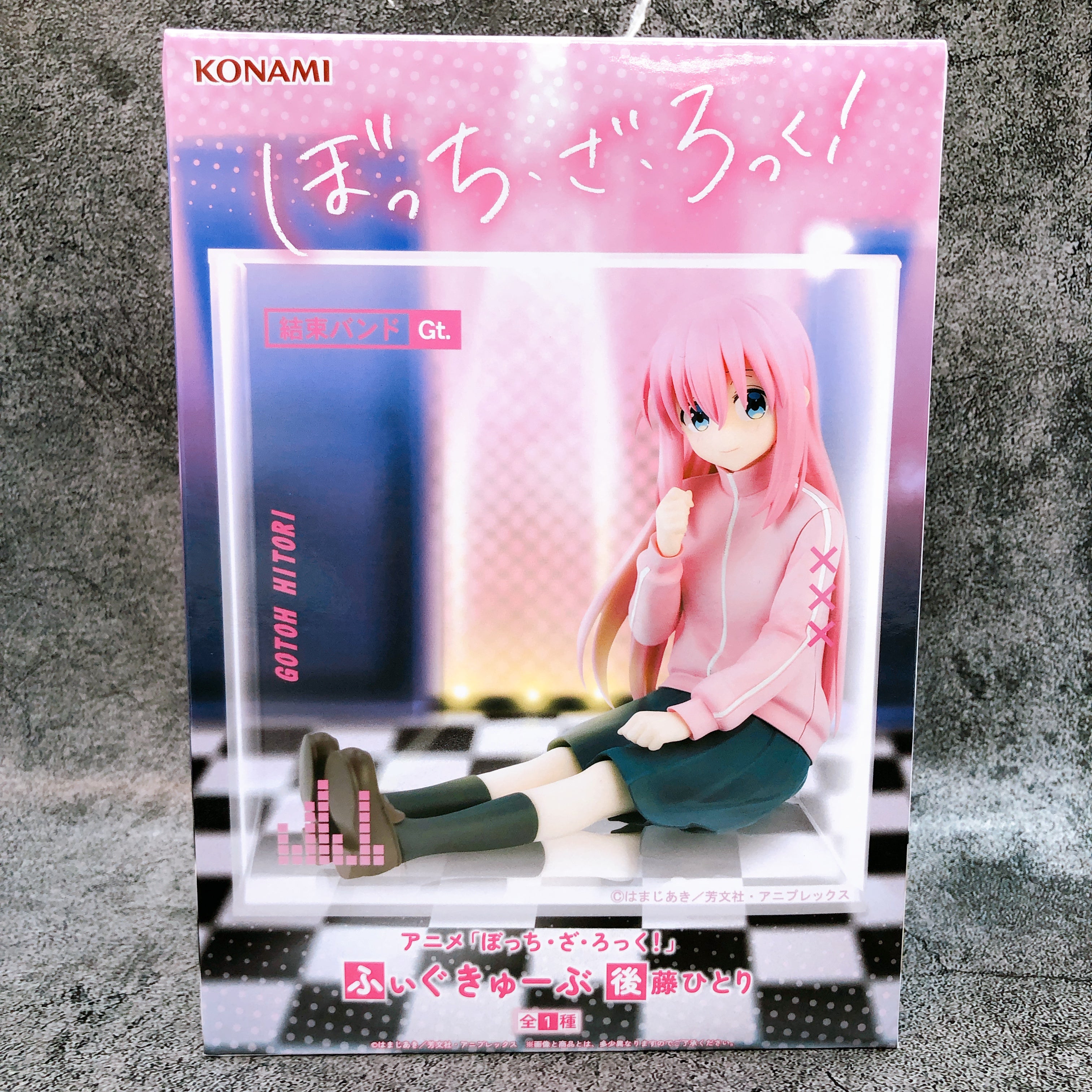 Bocchi the Rock! Hitori Gotoh Fig Cube Konami Japan AUTHENTIC FASTSHIP Sealed
