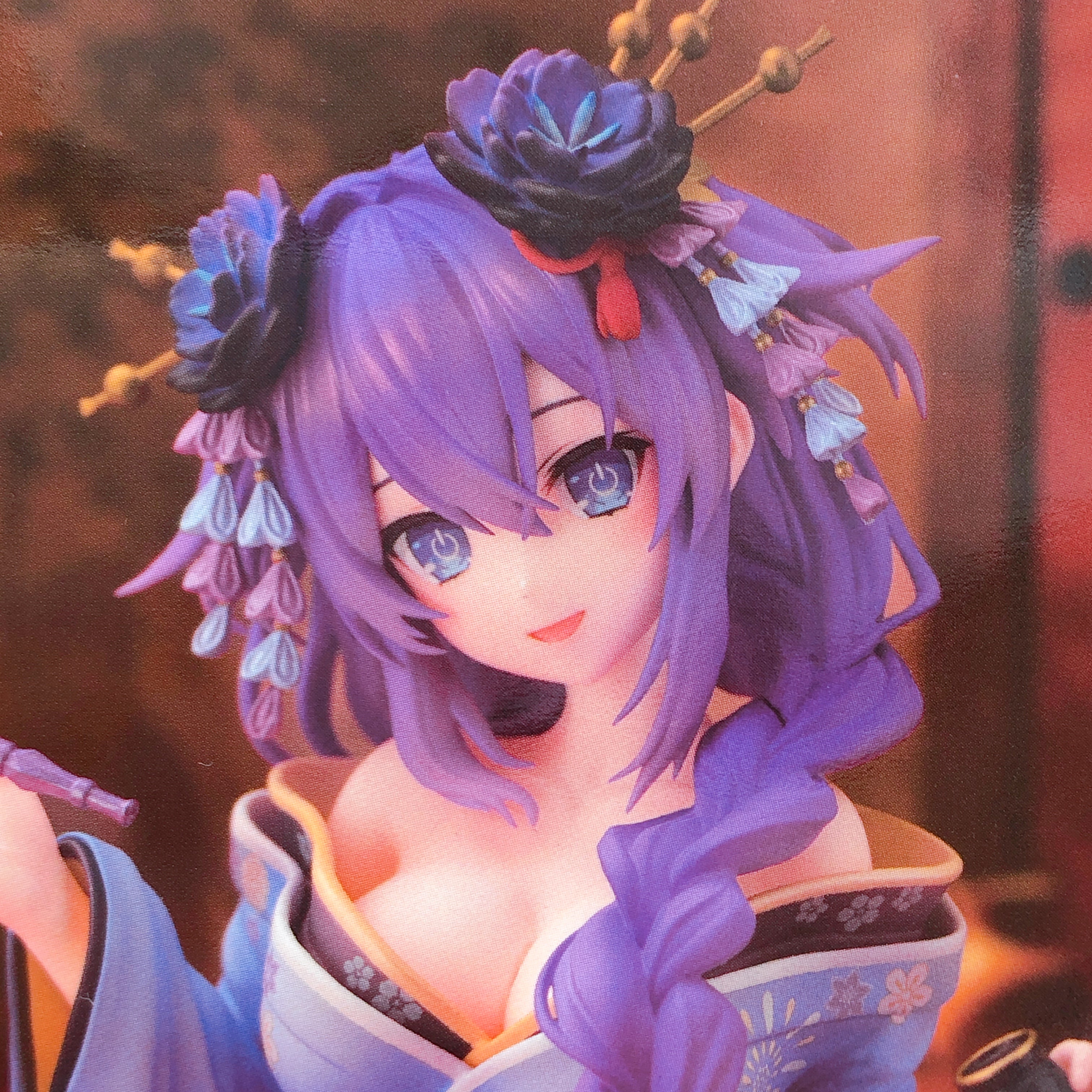 Gemstones 凛 Senran Nin Nin Ninja Taisen Neptune Purple Heart Kimono Ver. 1/7 Scale