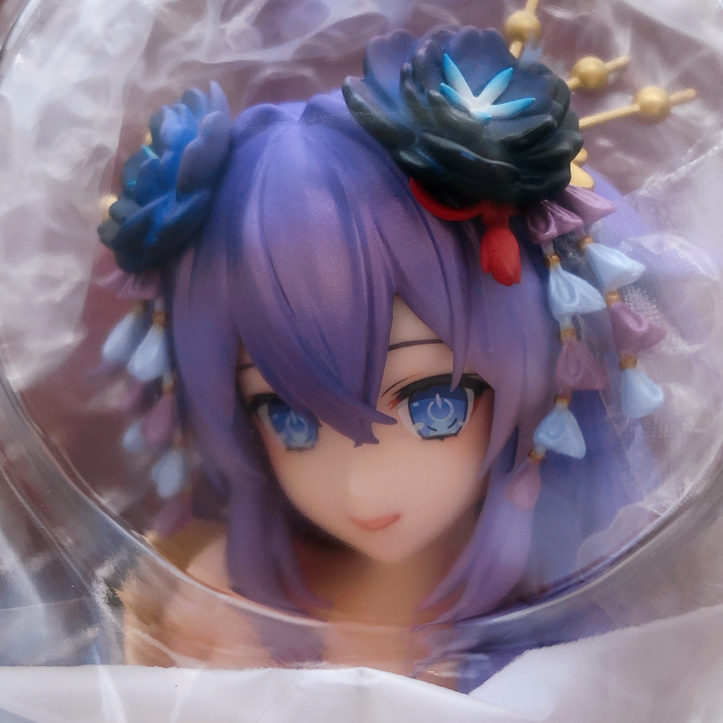 Senran Nin Nin Ninja Taisen Neptune Purple Heart Kimono Ver. 1/7 Scale Figure