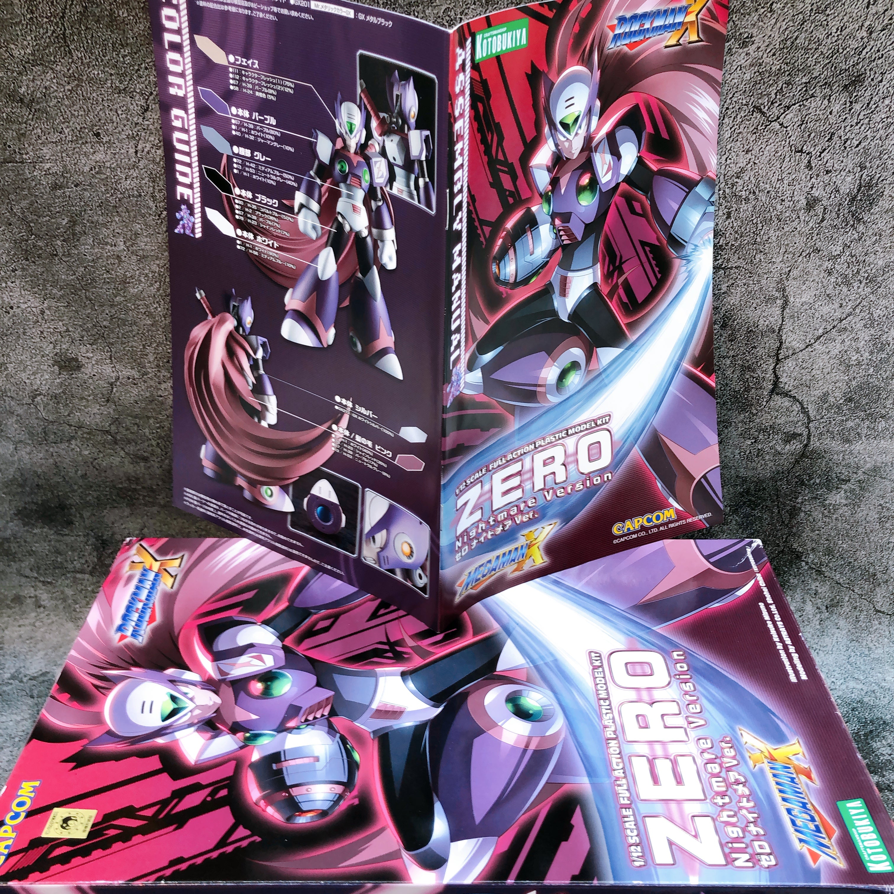 Mega Man X Zero Nightmare Ver. 1/12 Scale Limited Model Kit 15+ KOTOBUKIYA Japan
