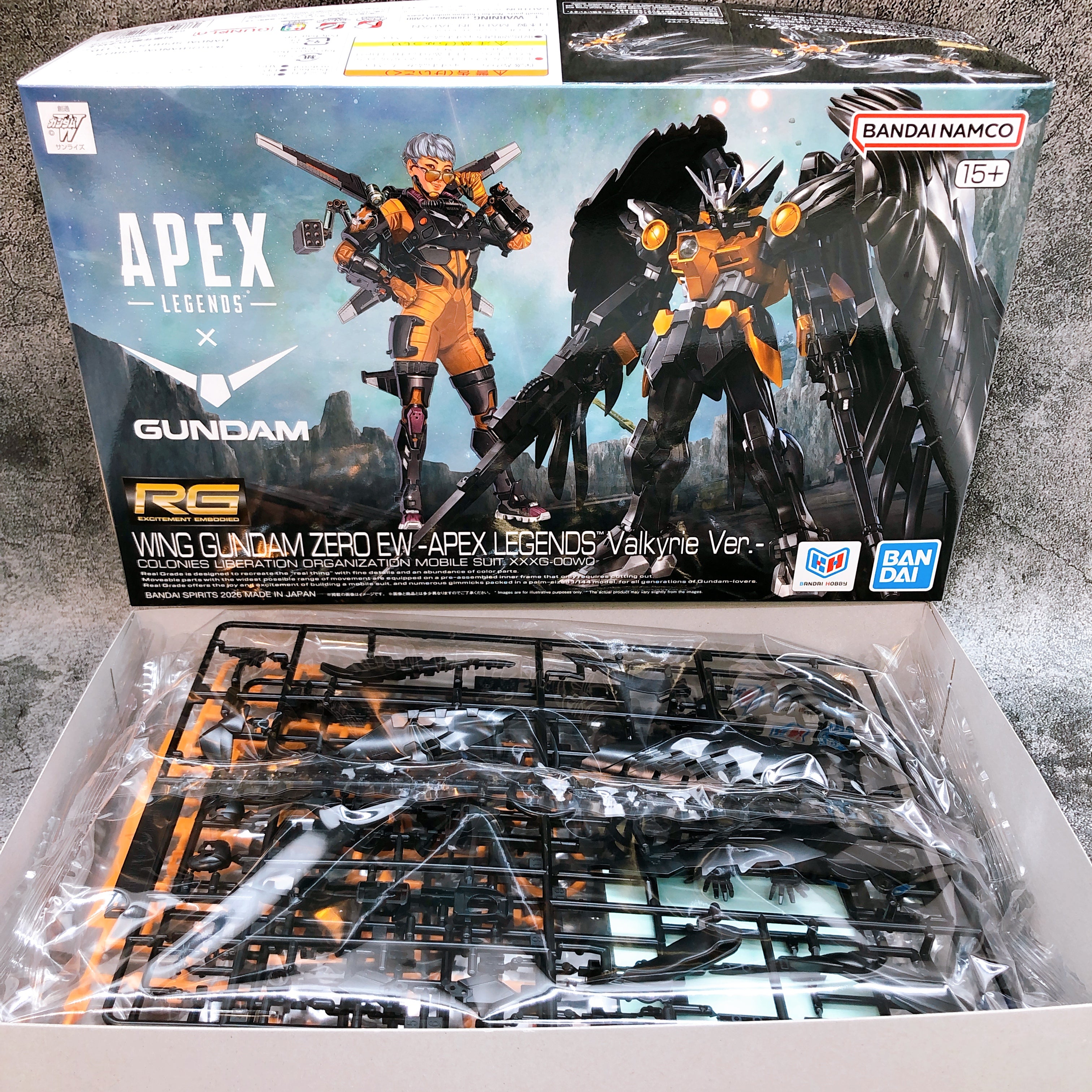 RG 1/144 Wing Gundam Zero EW APEX LEGENDS Valkyrie Ver. Kit 15+ Premium Bandai
