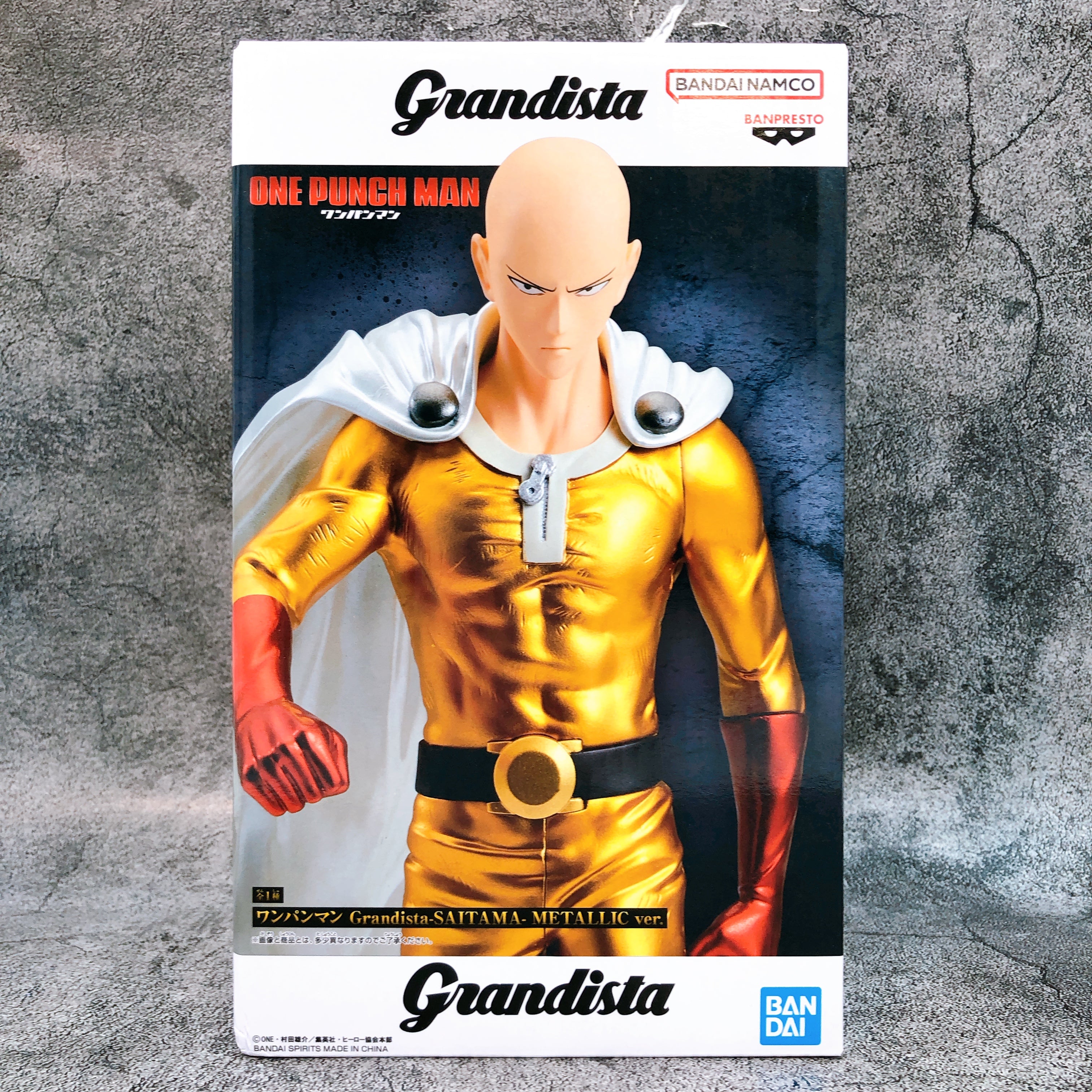 One Punch Man Saitama METALLIC ver. Grandista Figure BANPRESTO Japan AUTHENTIC