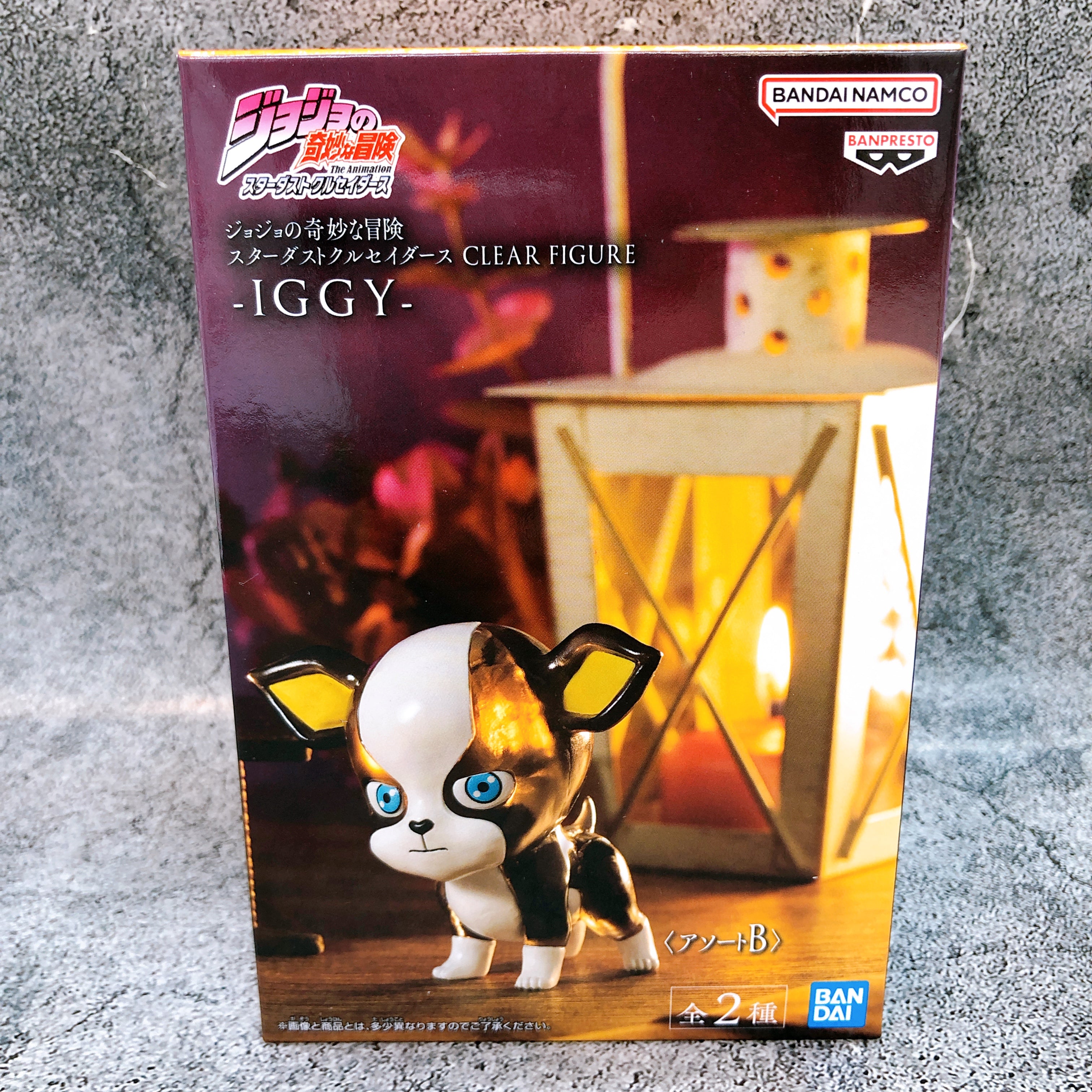 JoJo's Bizarre Adventure Stardust Crusaders Iggy (B) CLEAR FIGURE BANPRESTO