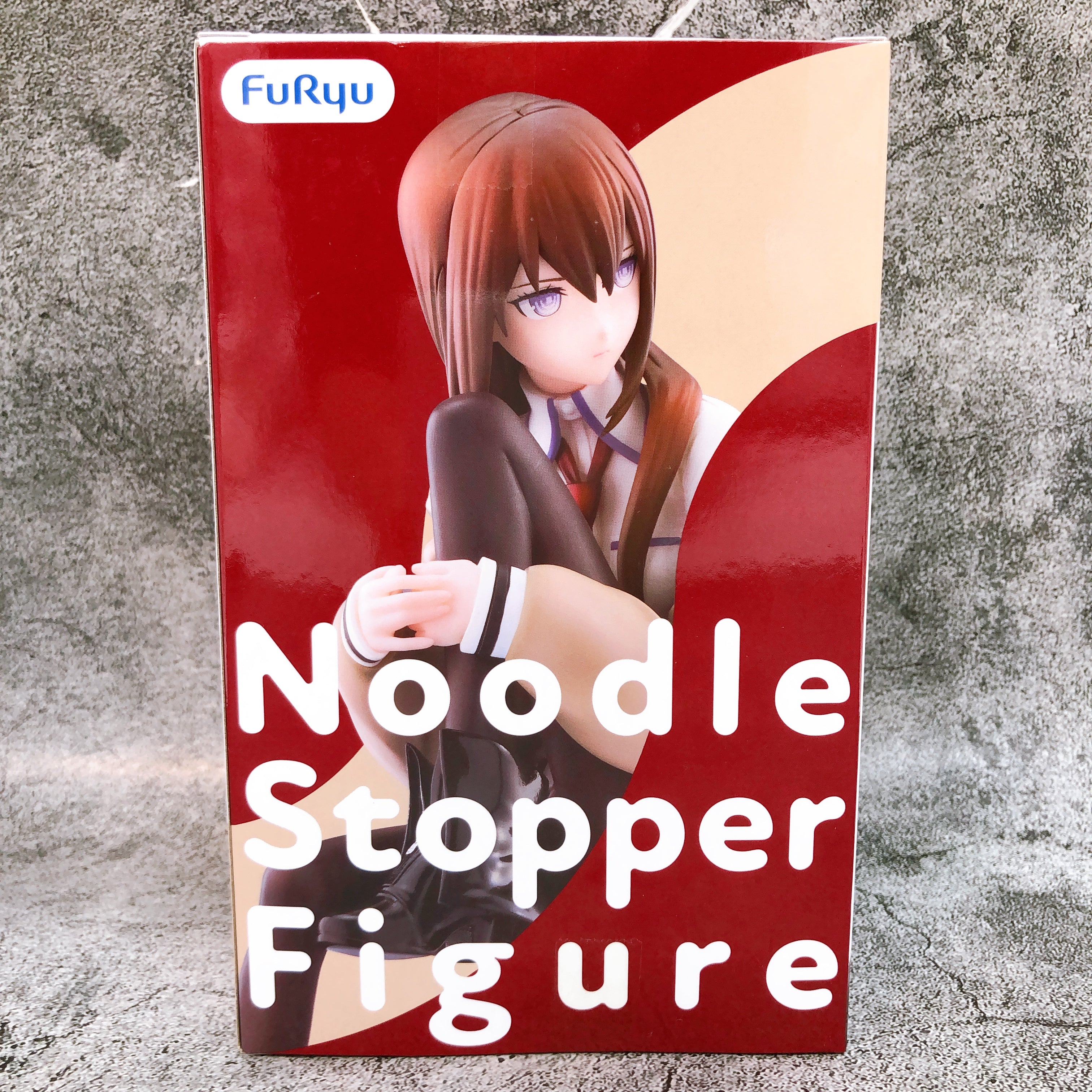 Steins Gate Kurisu Makise Noodle Stopper Figure FuRyu Japan AUTHENTIC FASTSHIP
