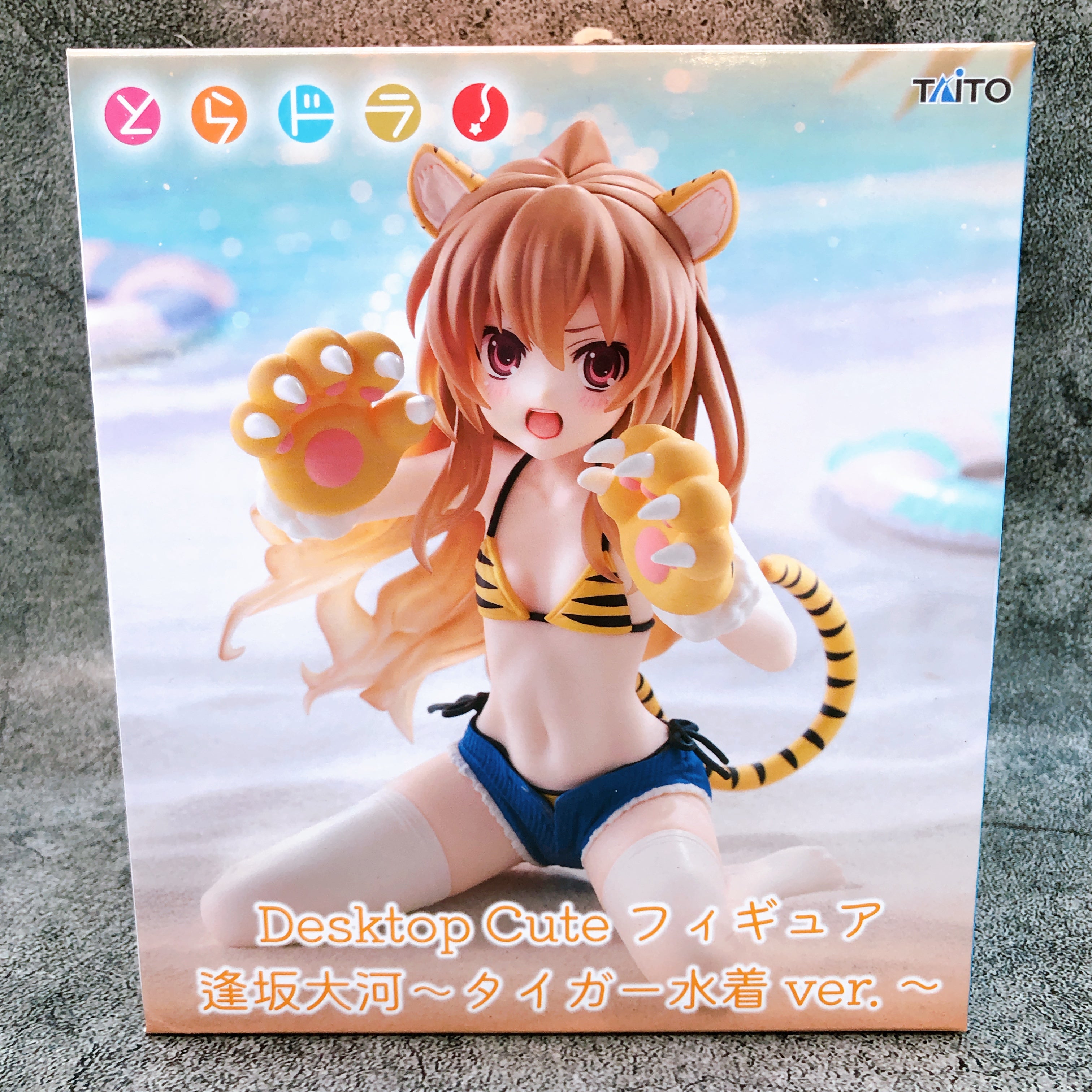 Toradora! Taiga Aisaka Tiger Swimsuit Ver. Desktop Cute Figure Taito Japan