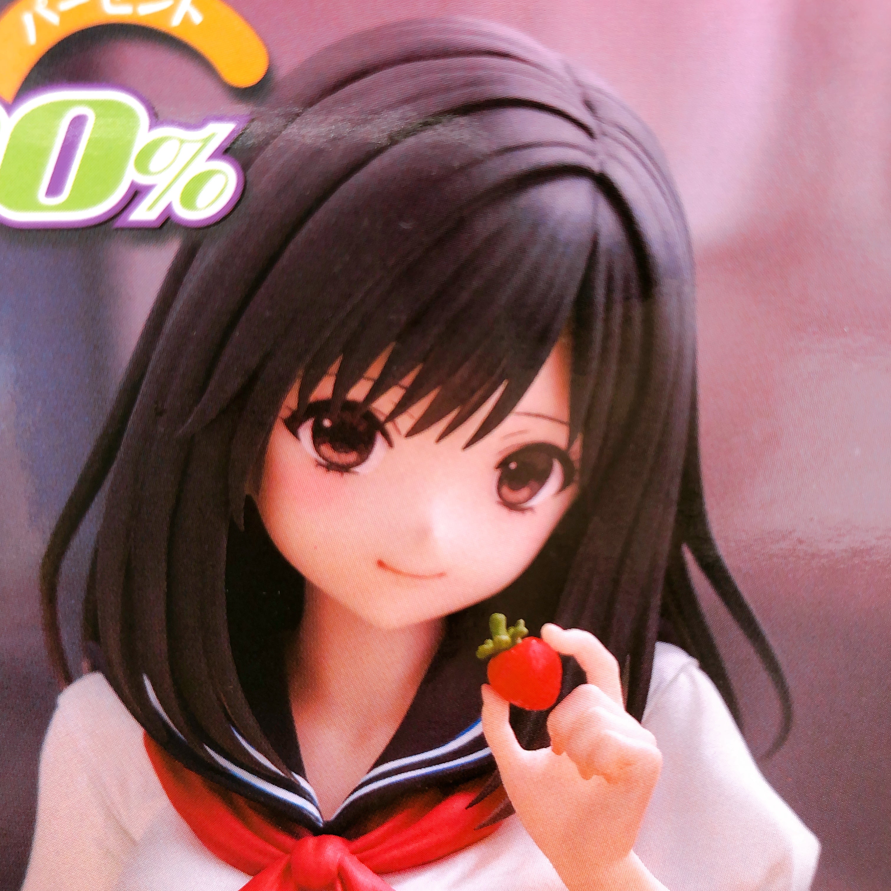 Strawberry 100% Aya Tojo Uniform Ver. Desktop Cute Figure Taito Japan AUTHENTIC