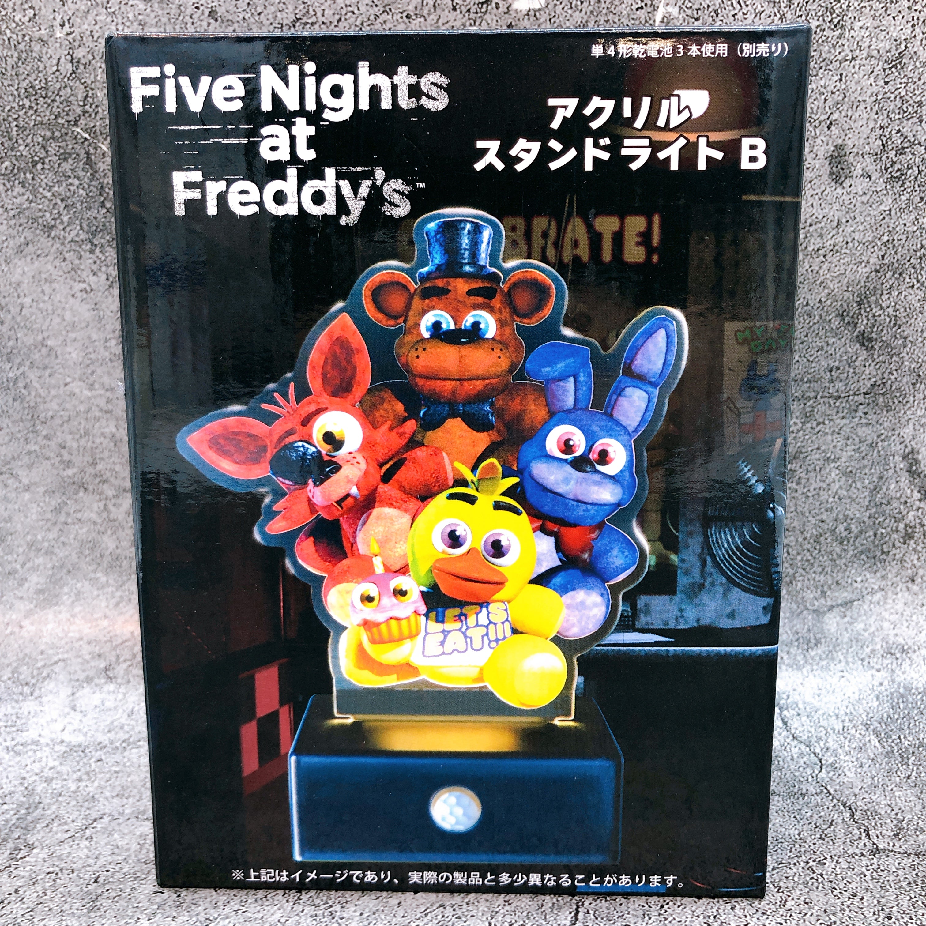 Five Nights at Fredady's Acrylic Stand Light (B) Nihon Auto Toy Japan AUTHENTIC