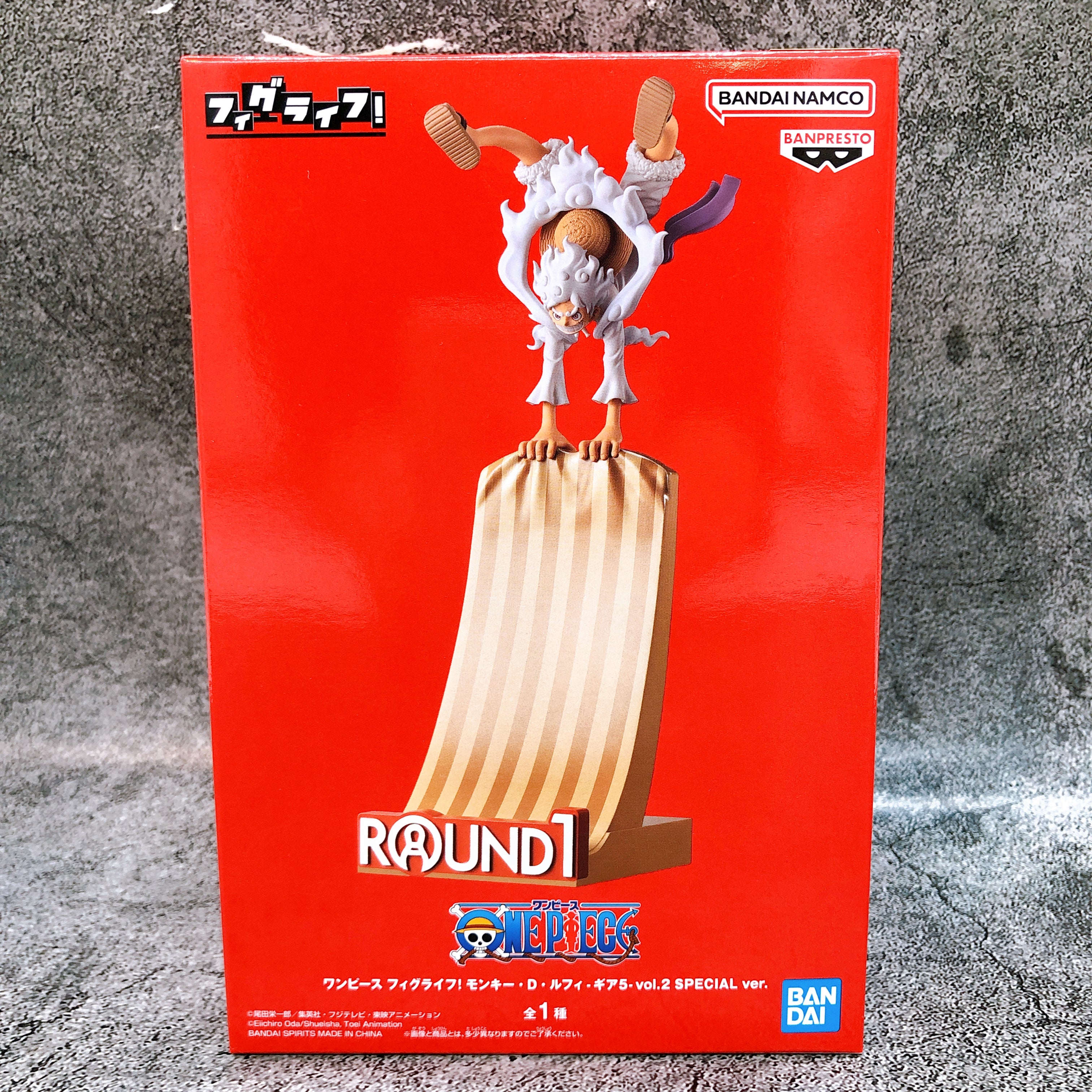 One Piece Monkey D. Luffy Gear5 FigLife! vol.2 SPECIAL ver. Round 1 Limited