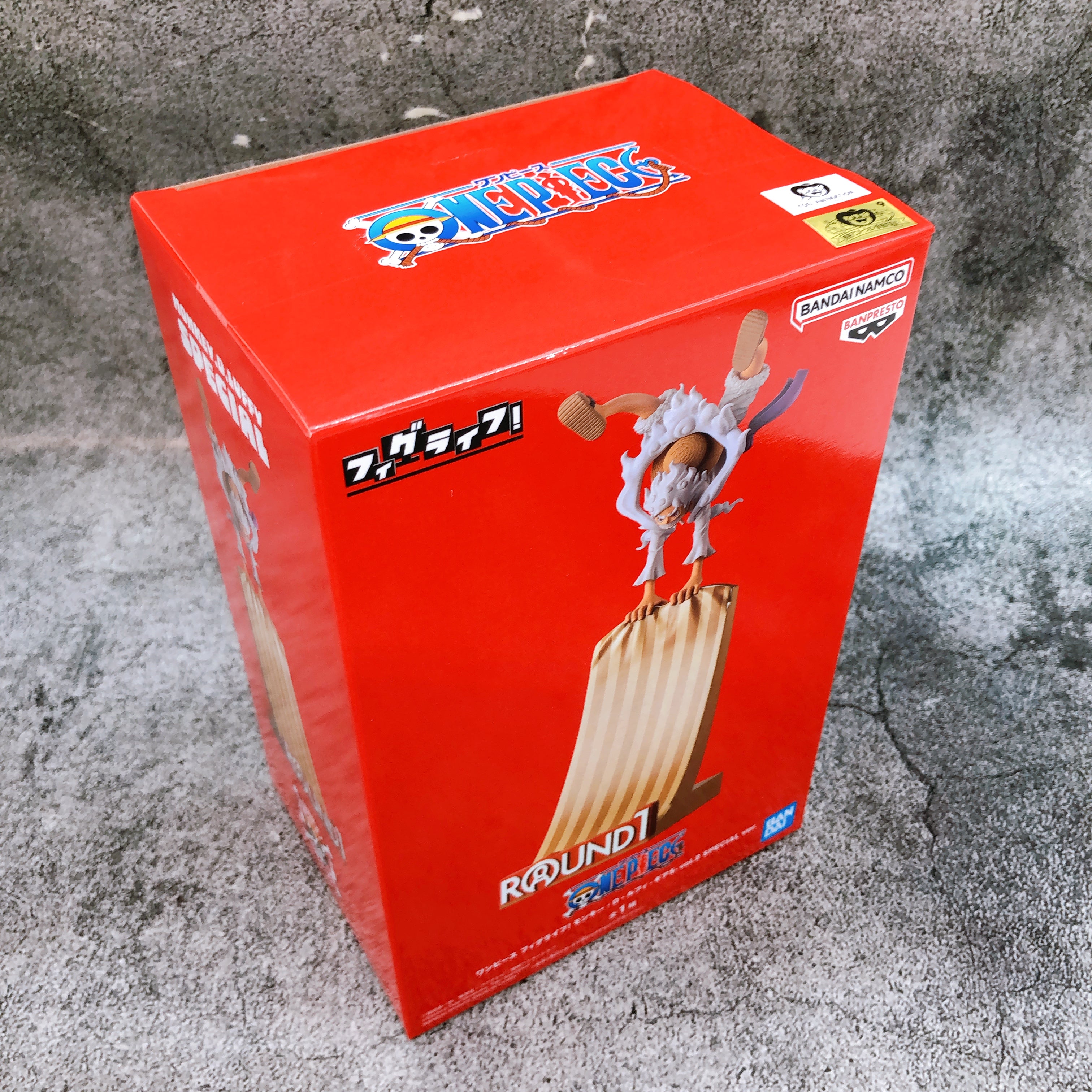 One Piece Monkey D. Luffy Gear5 FigLife! vol.2 SPECIAL ver. Round 1 Limited