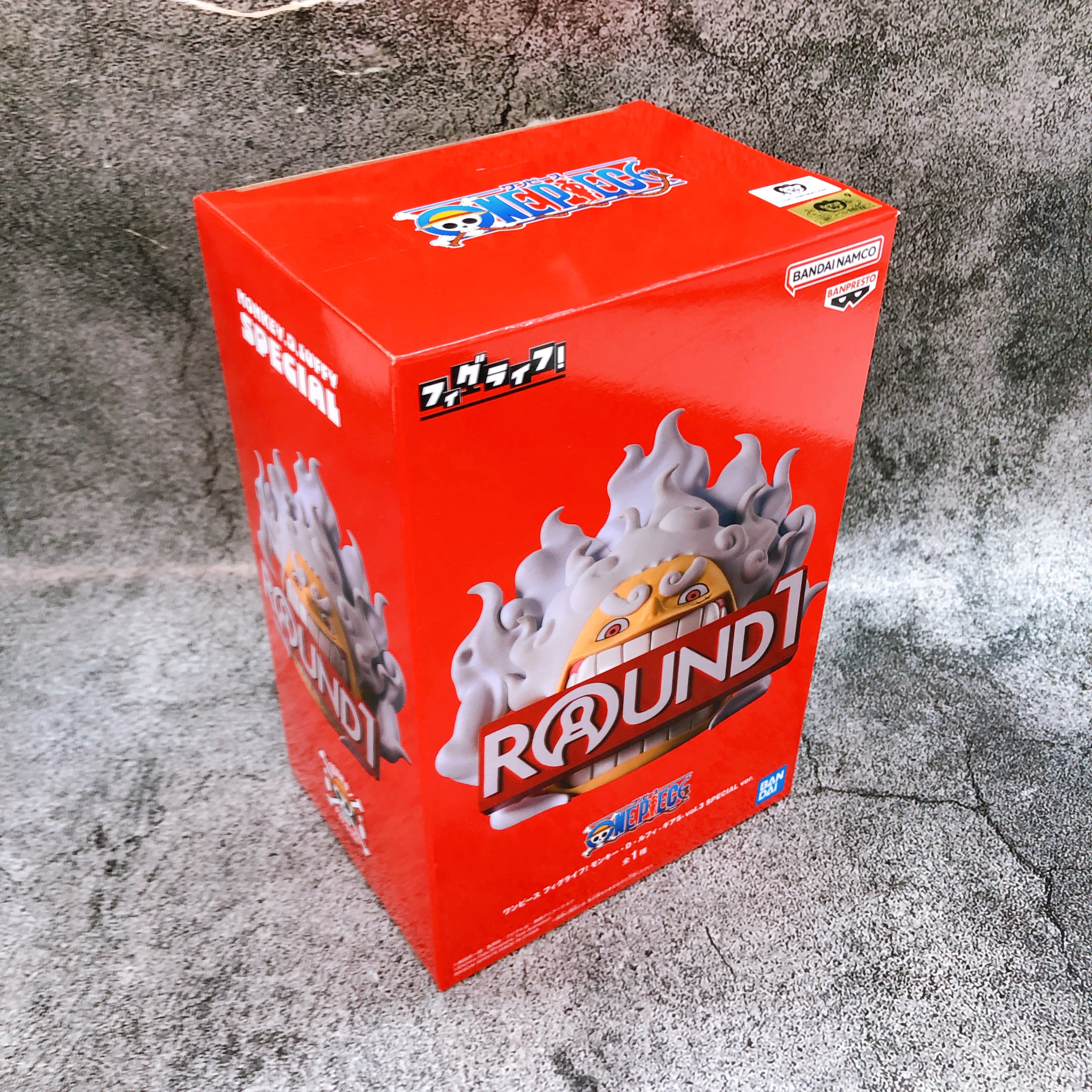 One Piece Monkey D. Luffy Gear5 FigLife! vol.3 SPECIAL ver. Round 1 Limited