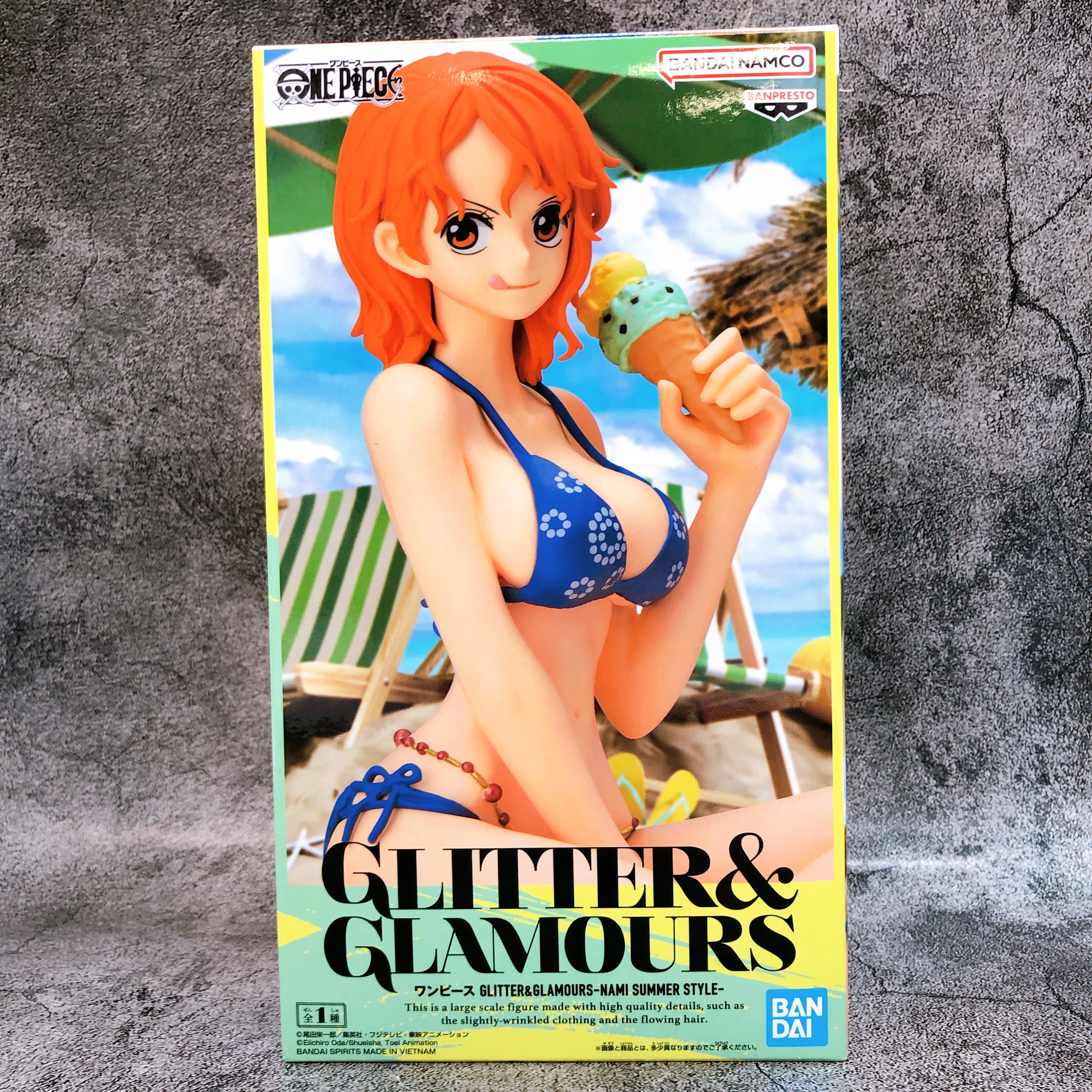 One Piece Nami SUMMER STYLE GLITTER ＆ GLAMOURS Figure BANPRESTO Japan AUTHENTIC