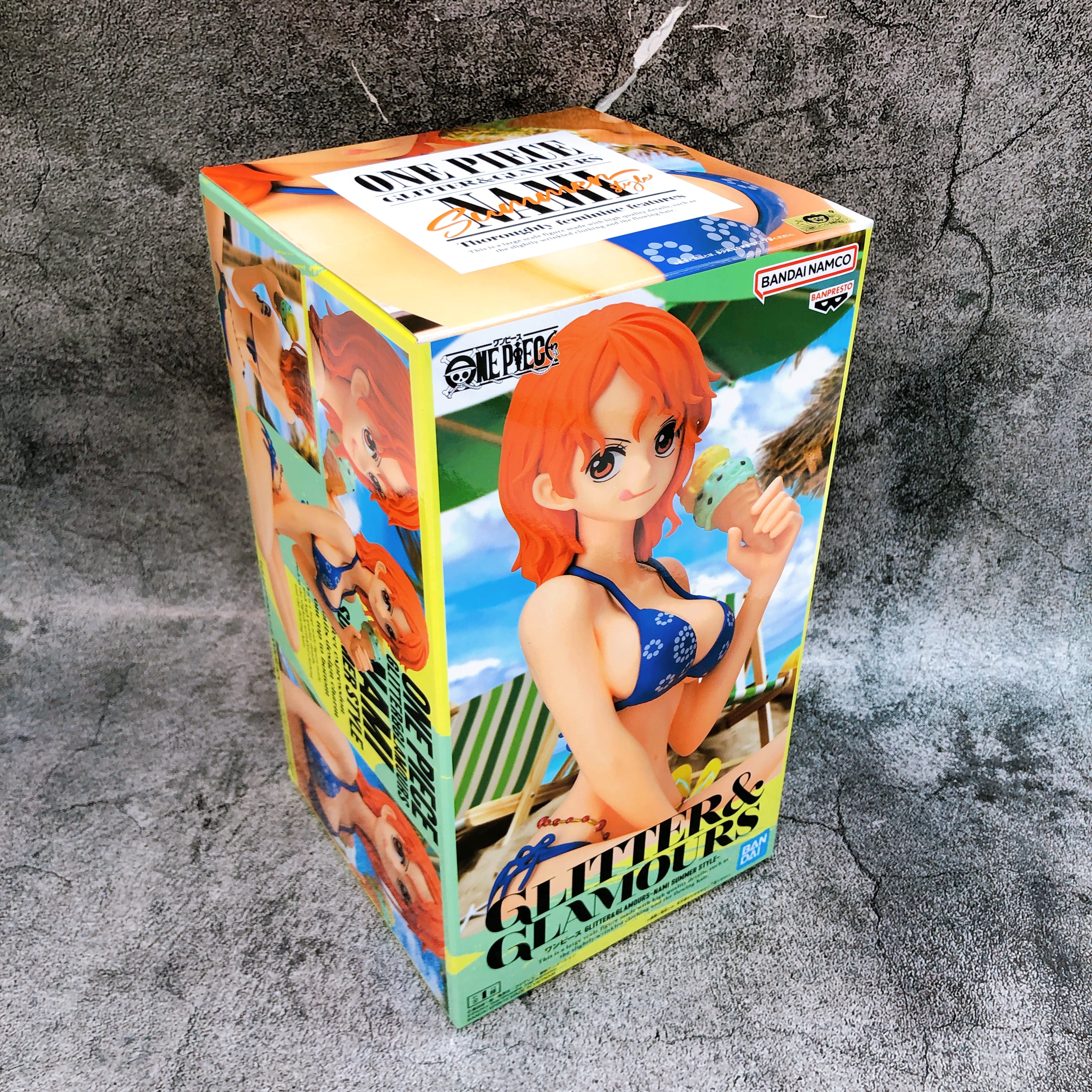 One Piece Nami SUMMER STYLE GLITTER ＆ GLAMOURS Figure BANPRESTO Japan AUTHENTIC
