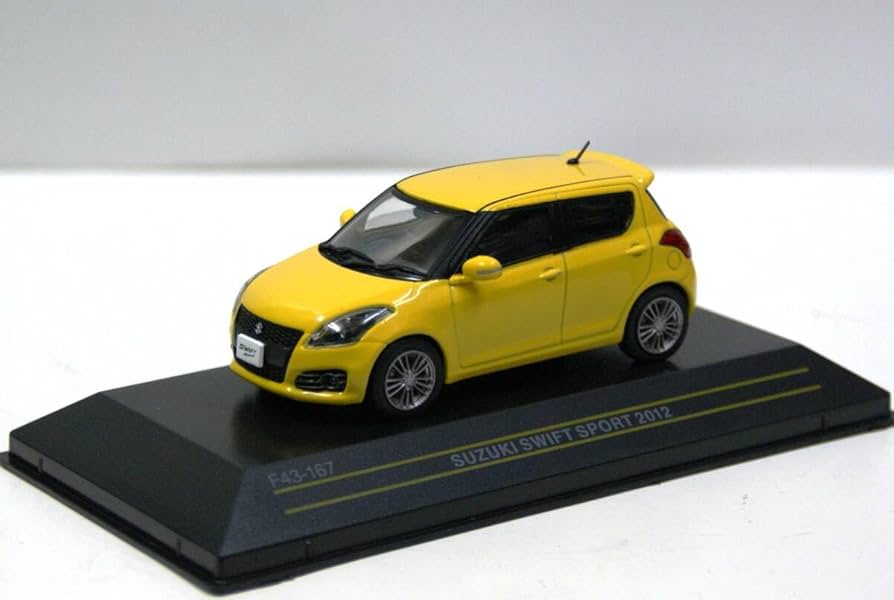 FIRST:43 Models Suzuki Swift Sports 2012 Yellow 1/43 Scale Japan NEW FASTSHIP
