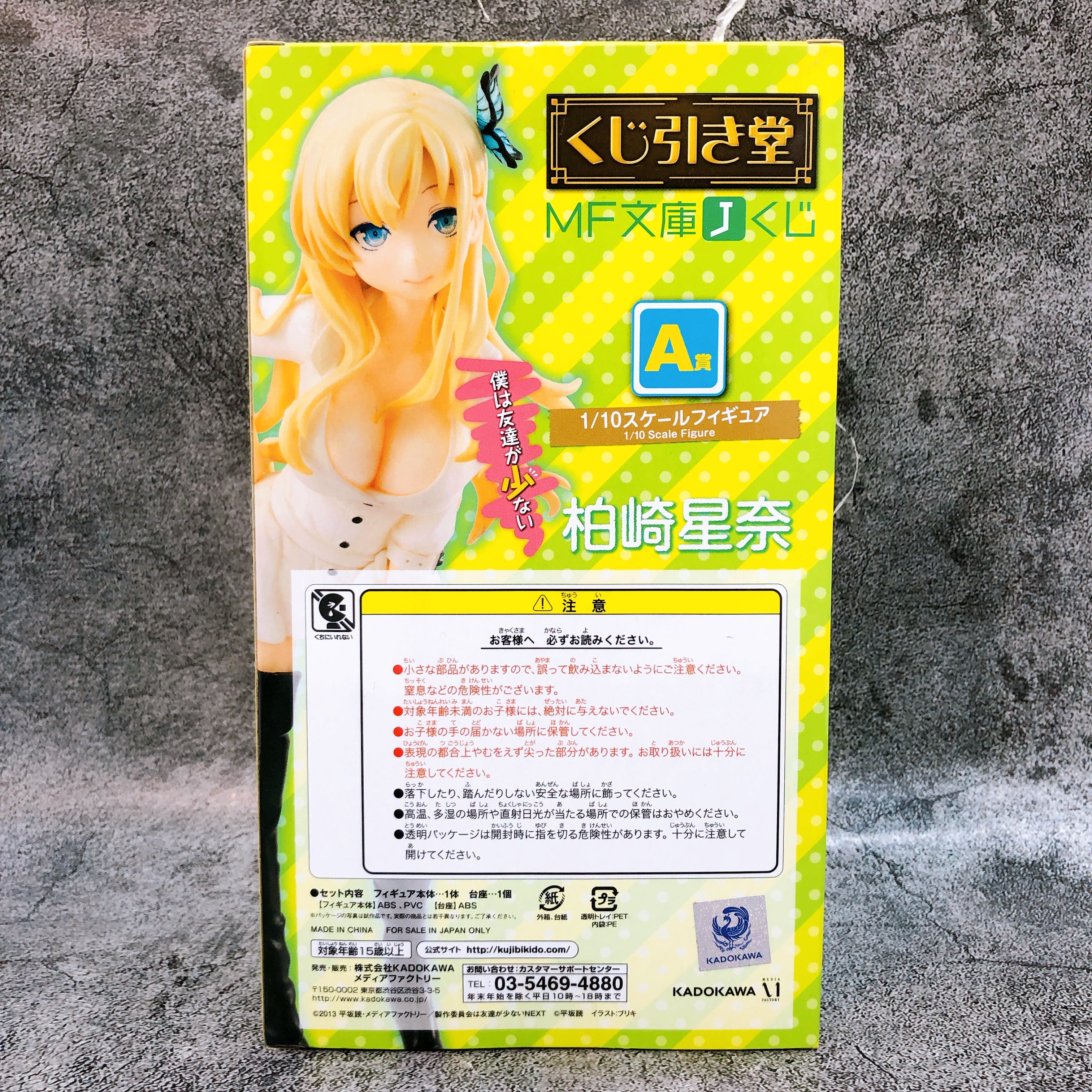 Haganai Sena Kashiwazaki 1/10 Scale Figure Ichiban Kuji A Media Factory Japan