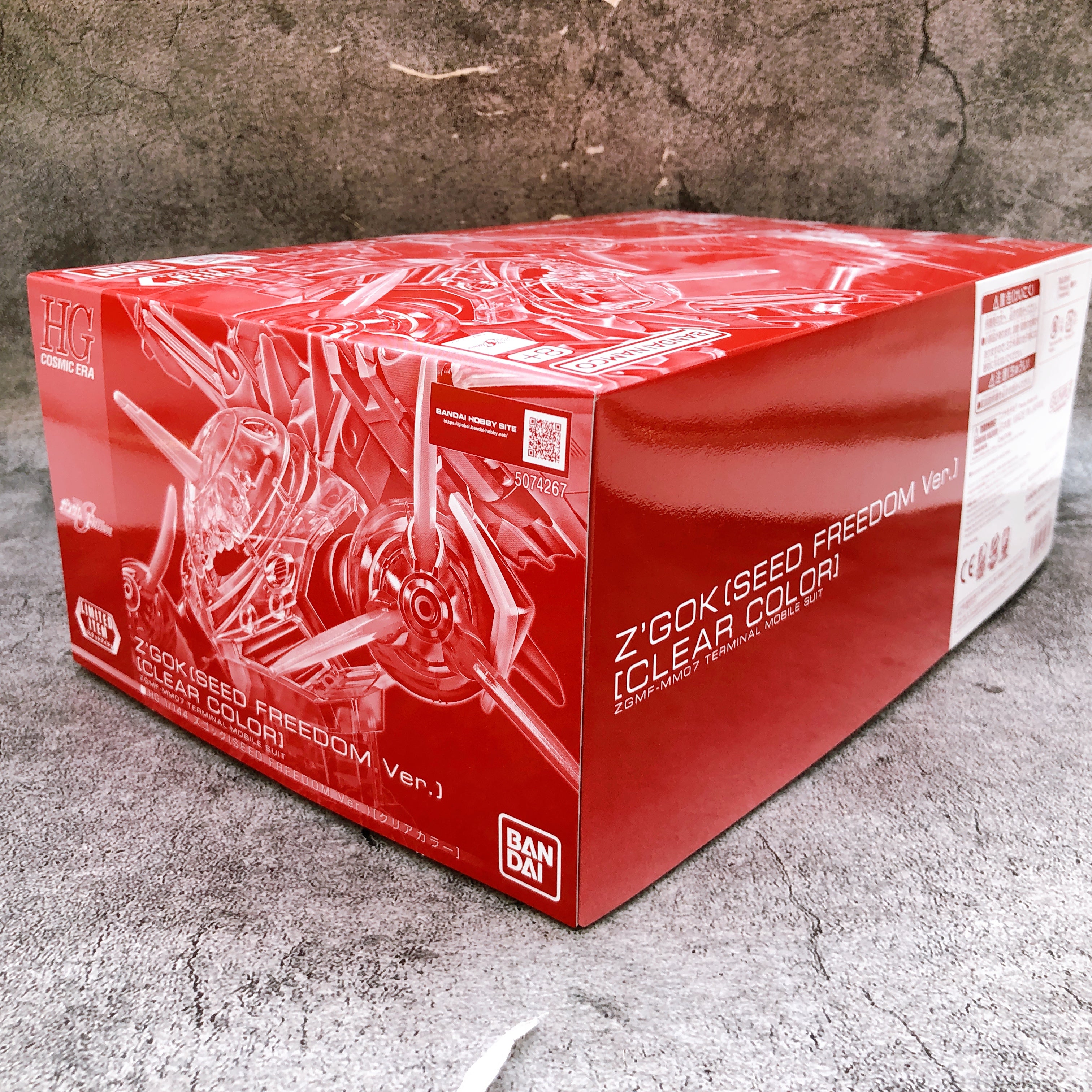 HG 1/144 Z'Gok SEED FREEDOM Ver Clear Color Limited Model Kit 15+ Band