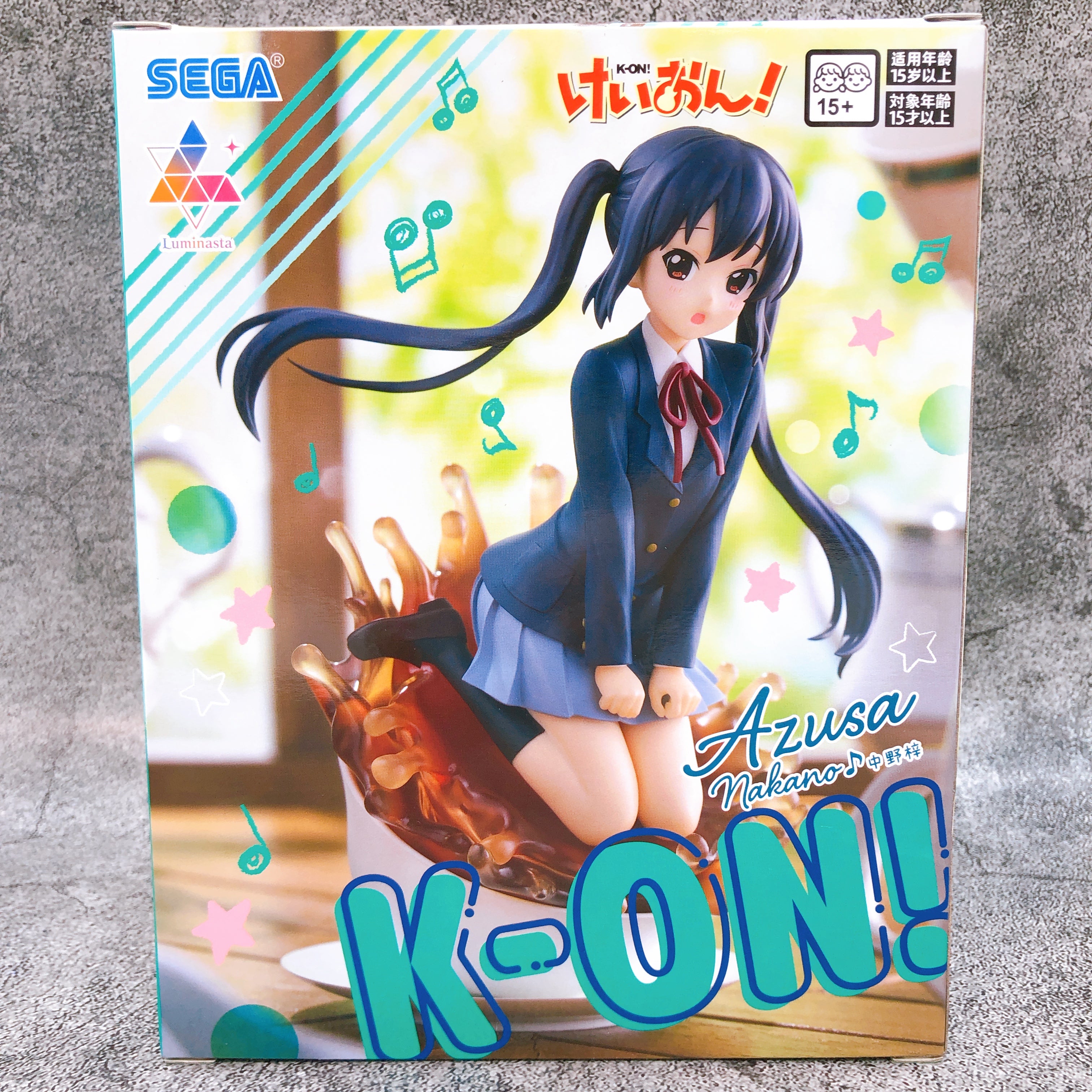 K-ON! Azusa Nakano Luminasta Figure SEGA Japan Sealed AUTHENTIC FASTSHIP 15+