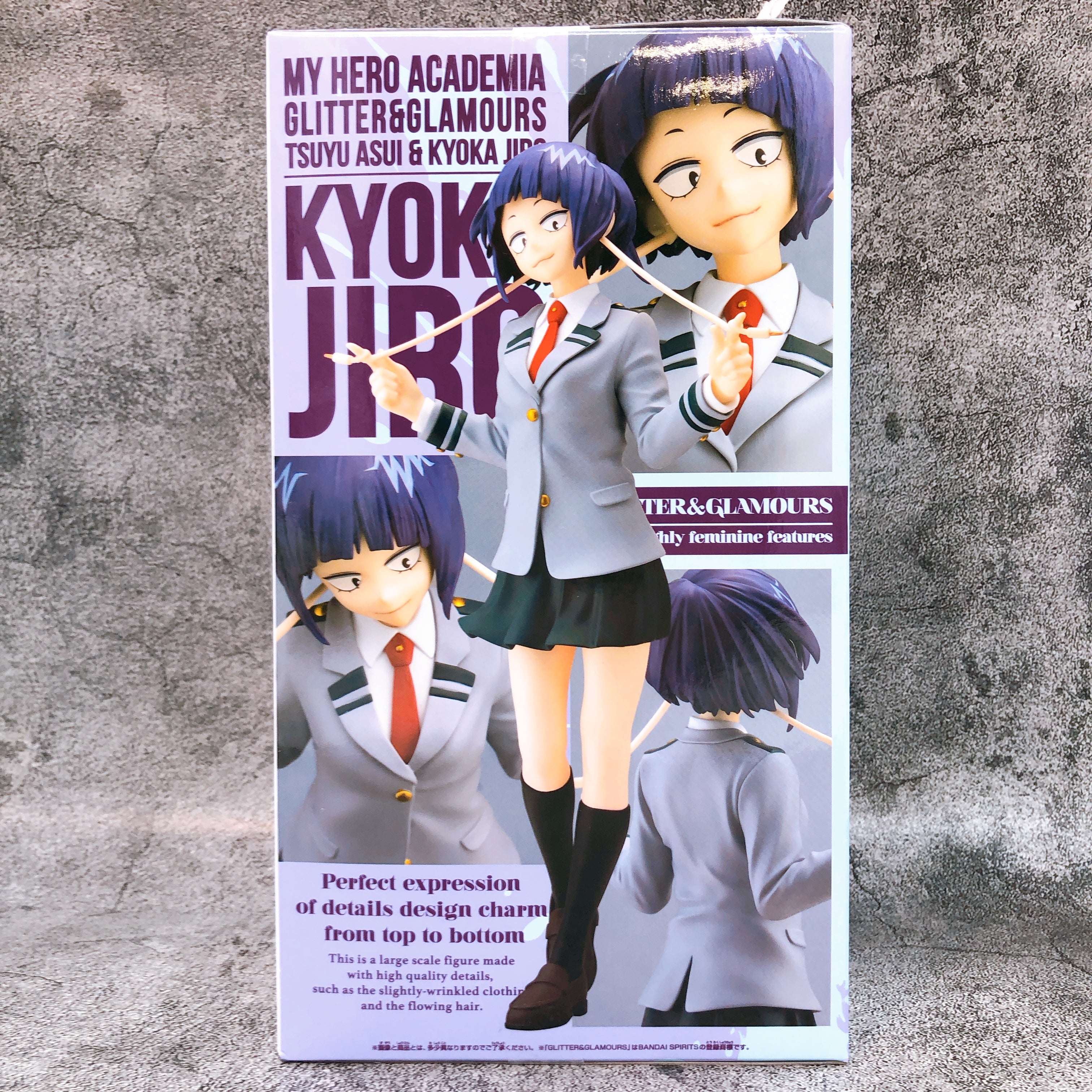 My Hero Academia Kyoka Jiro GLITTER & GLAMOURS Figure BANPRESTO Japan AUTHENTIC