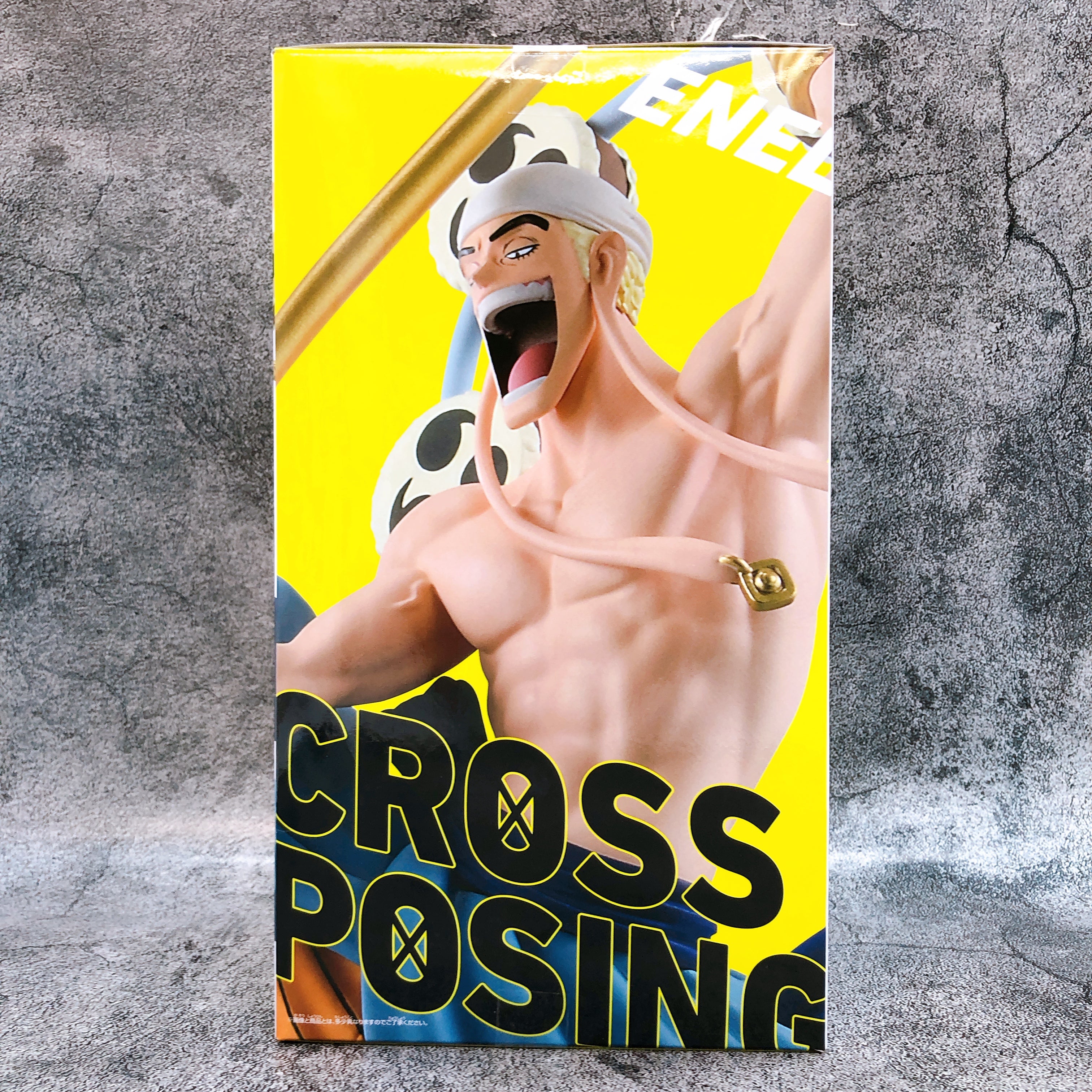 One Piece Enel CROSS POSING Figure BANPRESTO Japan AUTHENTIC FASTSHIP Sealed