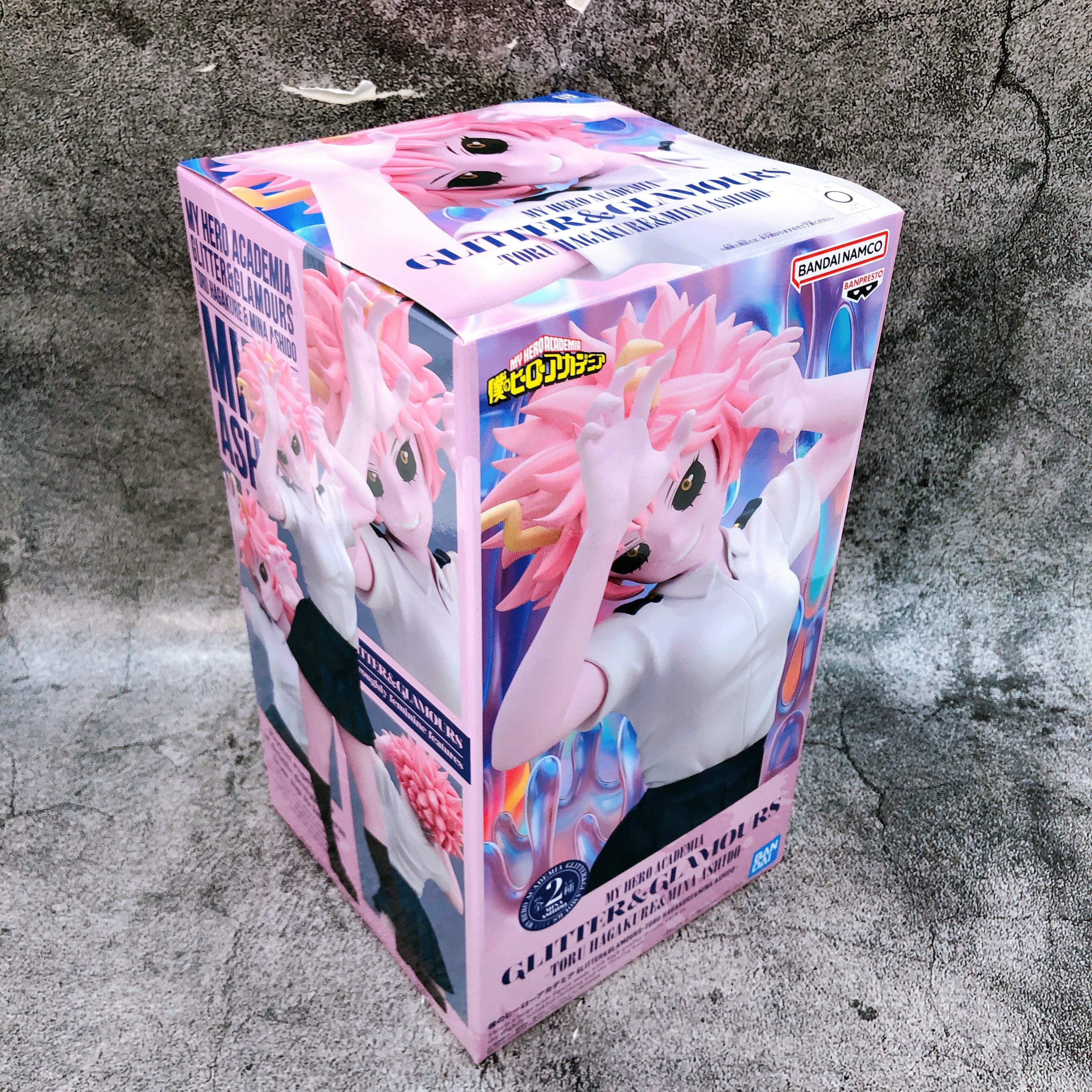 My Hero Academia Mina Ashido GLITTER & GLAMOURS Figure BANPRESTO Japan AUTHENTIC