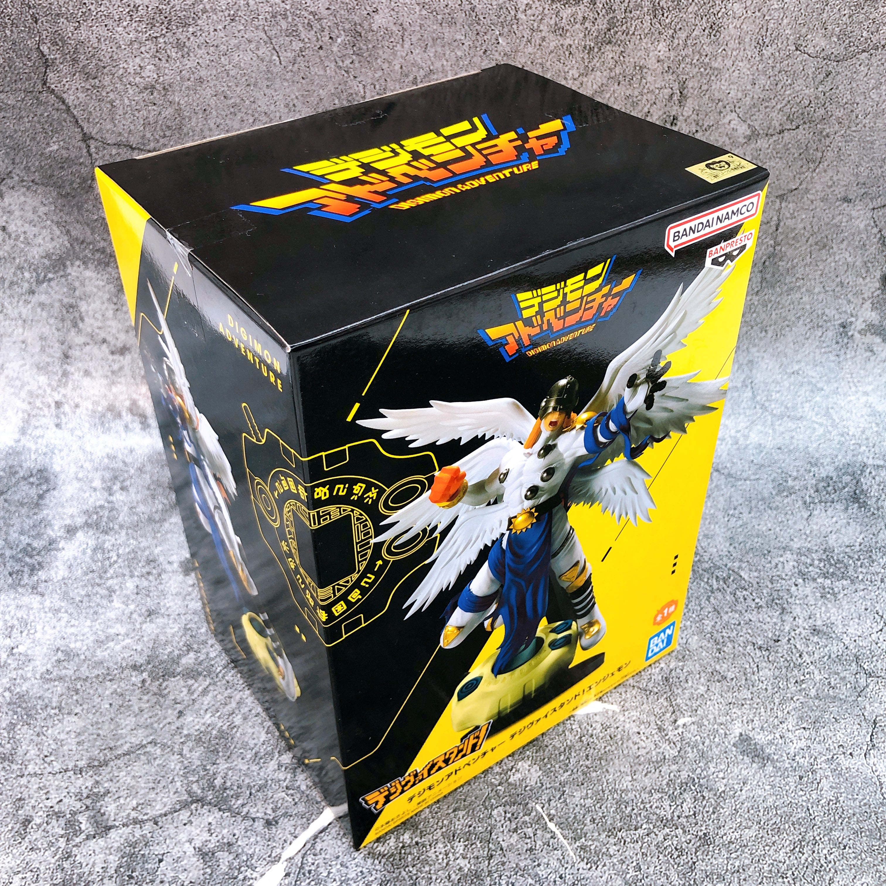 Digimon Adventure Angemon Digivice Stand Figure BANPRESTO Japan AUTHENTIC 15+