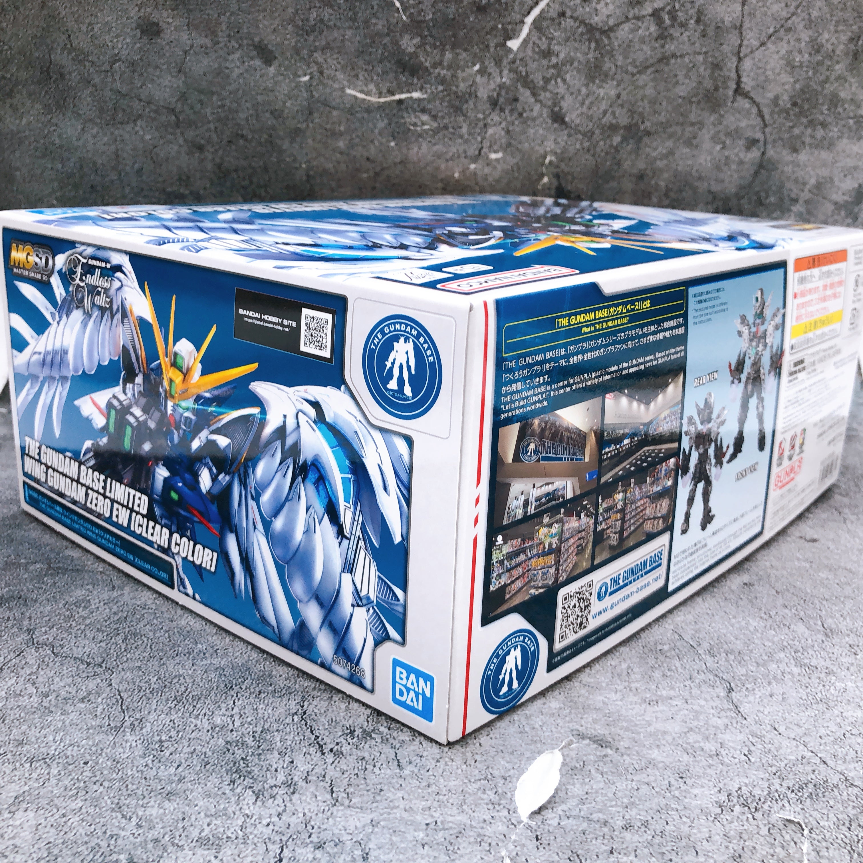 MGSD Wing Gundam Zero EW Clear Color Gundam Base Limited Kit 15+ Bandai Japan