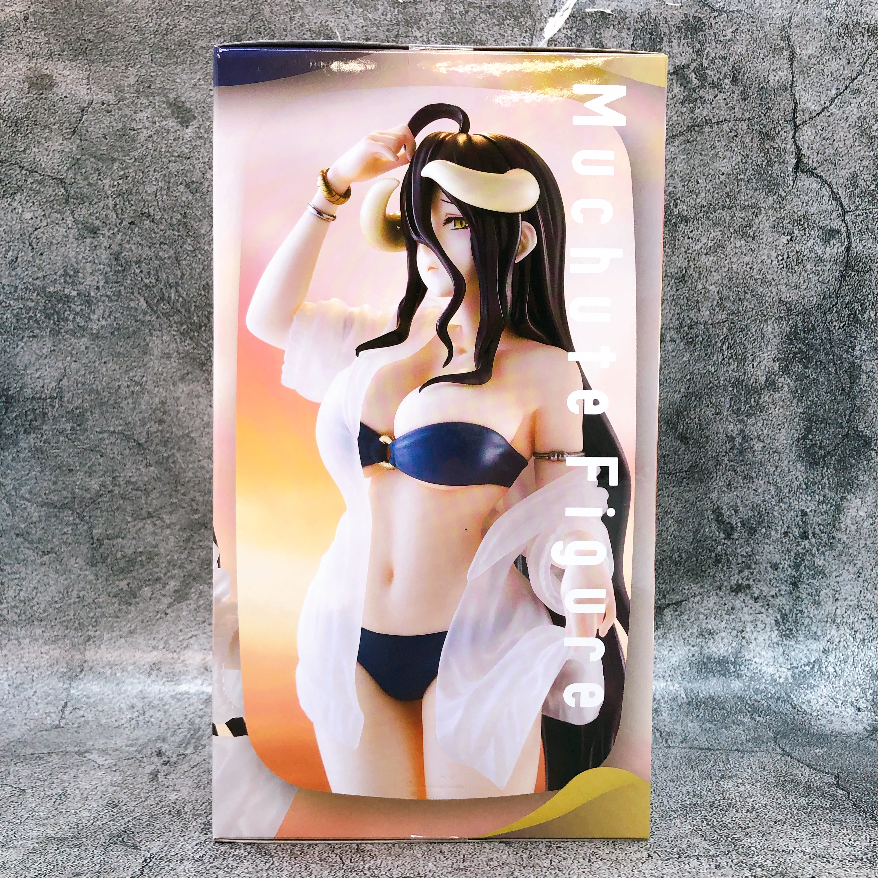 Overlord Albedo aqua ver. Muchute Figure FuRyu Japan AUTHENTIC FASTSHIP Sealed