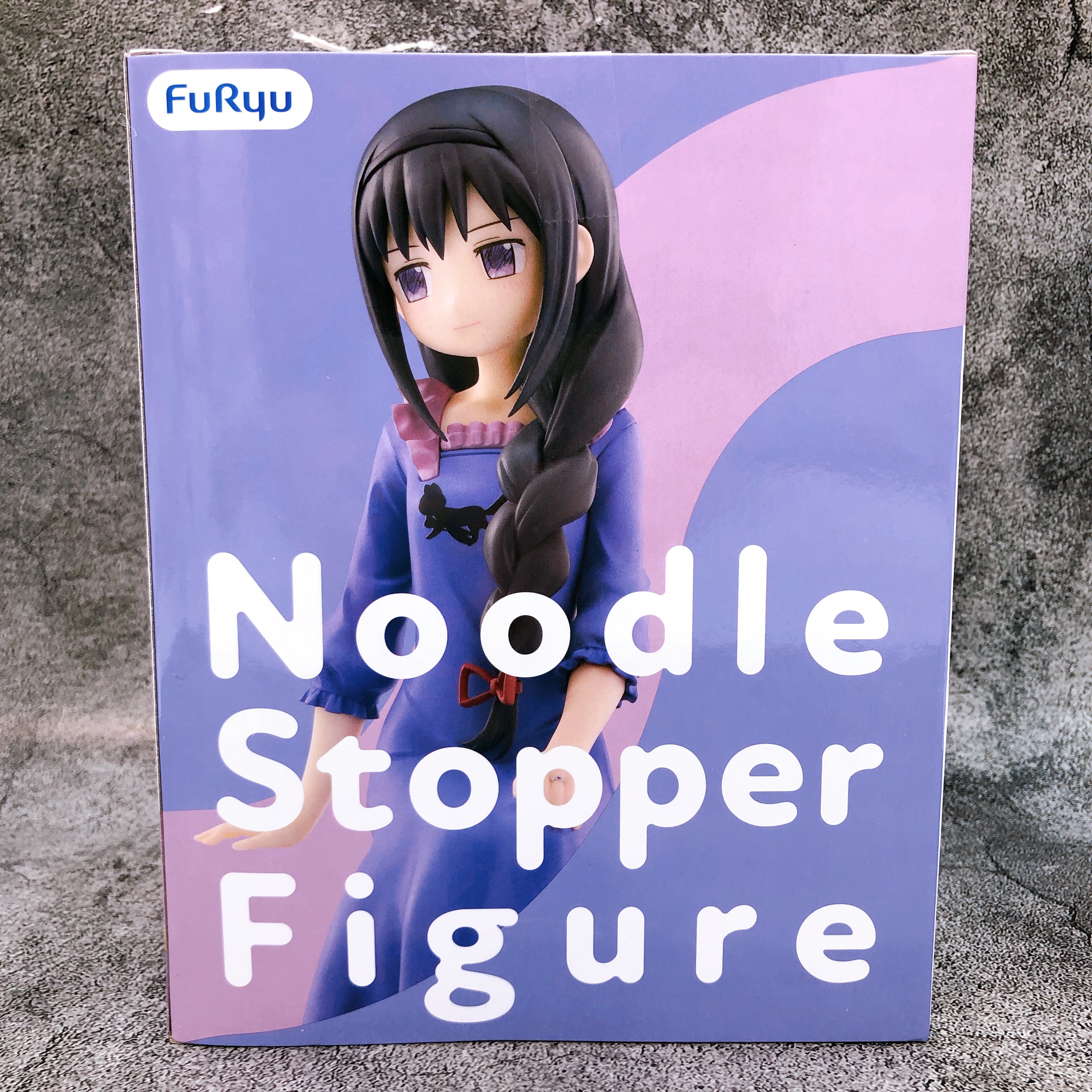 Puella Magi Madoka Magica Homura Akemi Noodle Stopper Figure FuRyu Japan Sealed