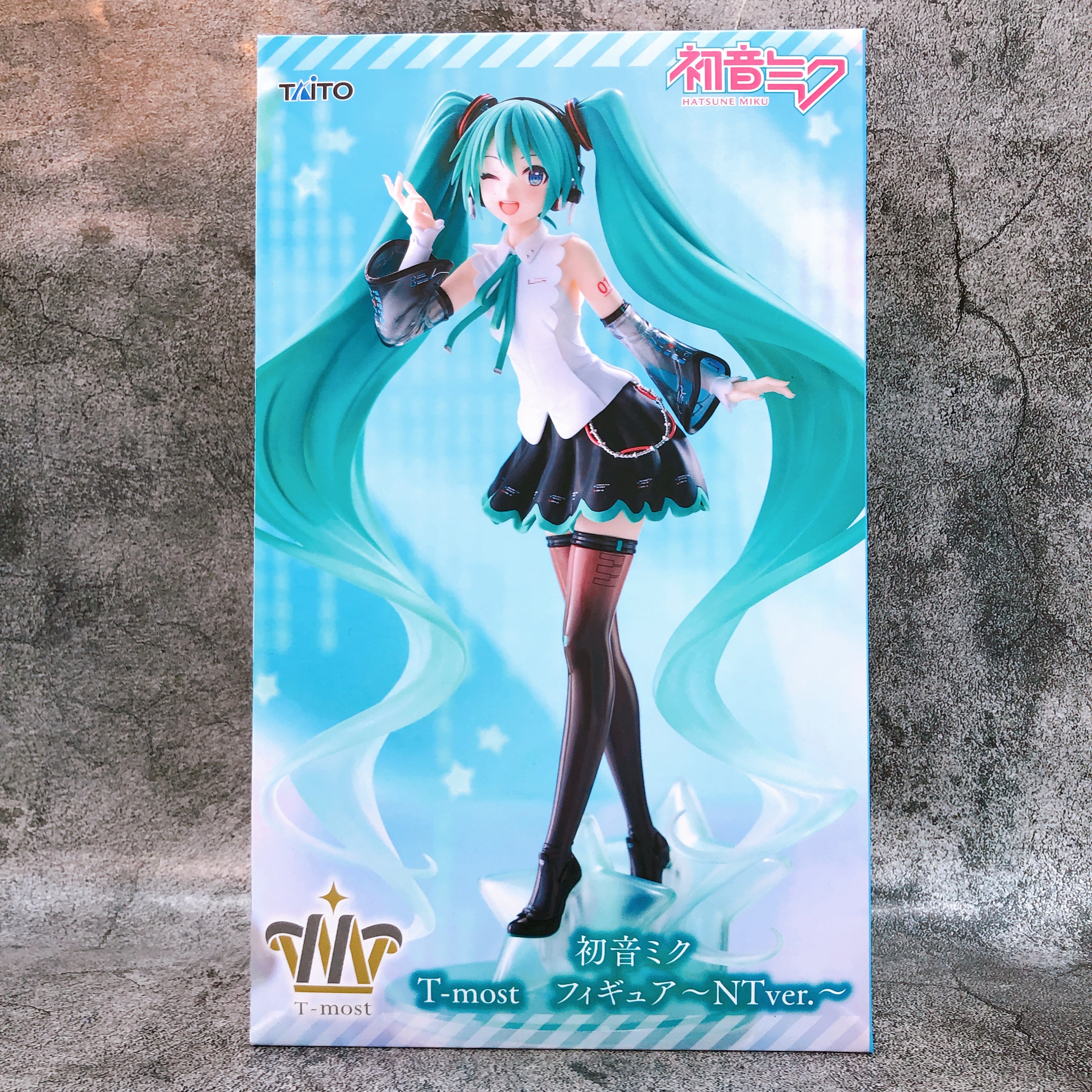 Hatsune Miku NTver. T-most Figure Taito Japan Sealed AUTHENTIC FASTSHIP 15+