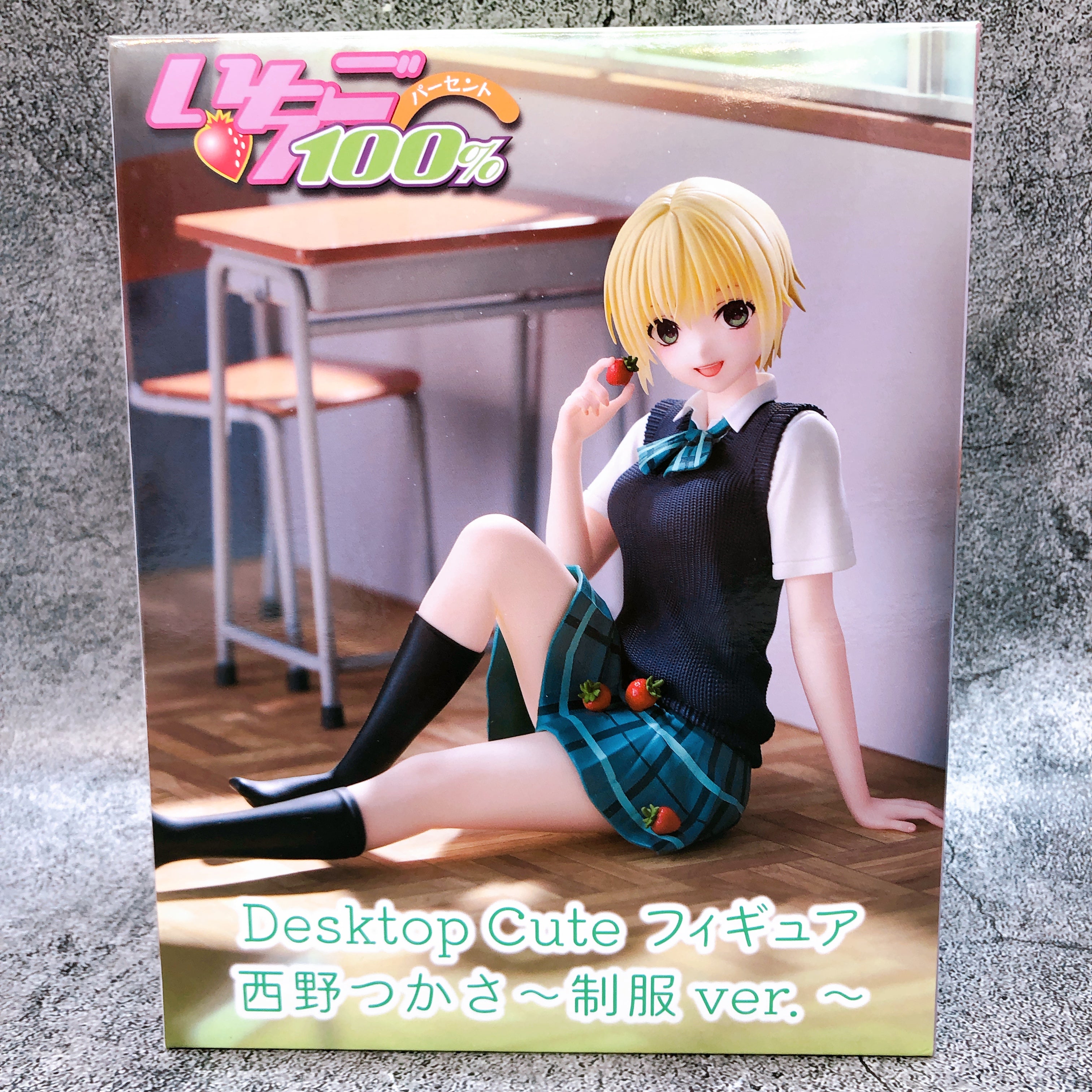 Strawberry 100% Tsukasa Nishino Uniform Ver. Desktop Cute Figure Taito Japan