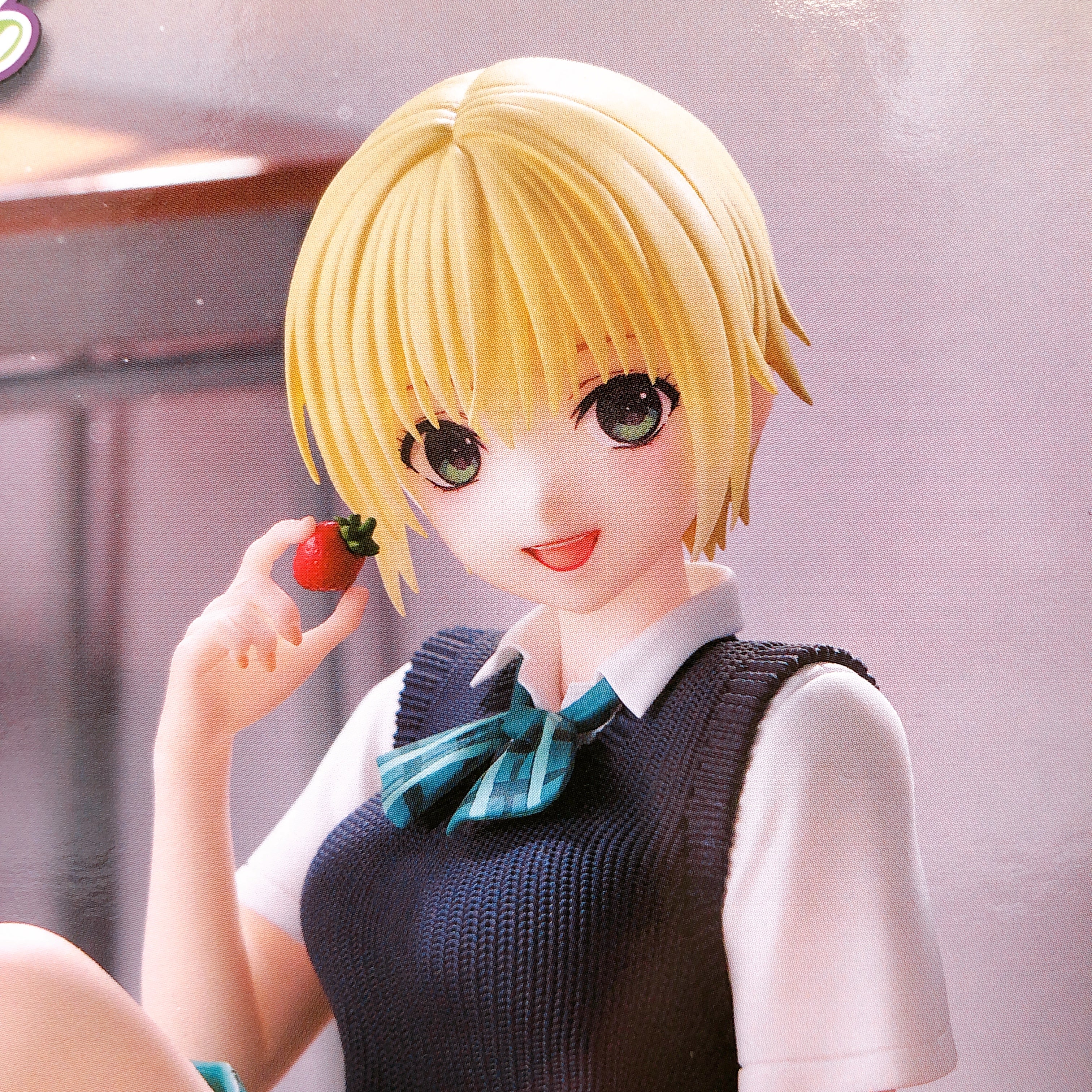 Strawberry 100% Tsukasa Nishino Uniform Ver. Desktop Cute Figure Taito Japan
