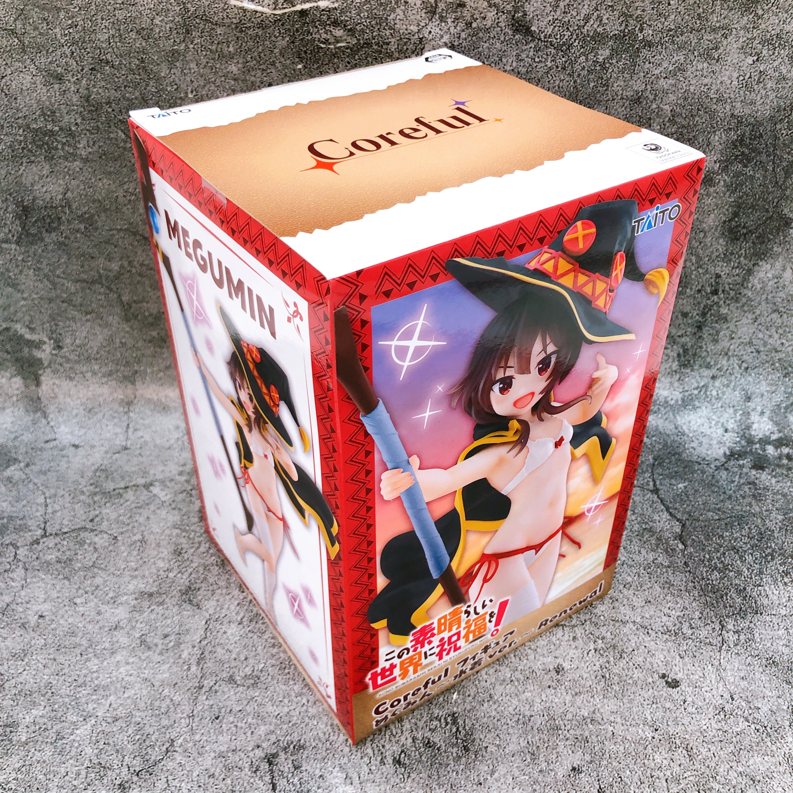 KonoSuba Megumin Swimsuit Ver. Renewal Coreful Figure Taito Japan AUTHENTIC