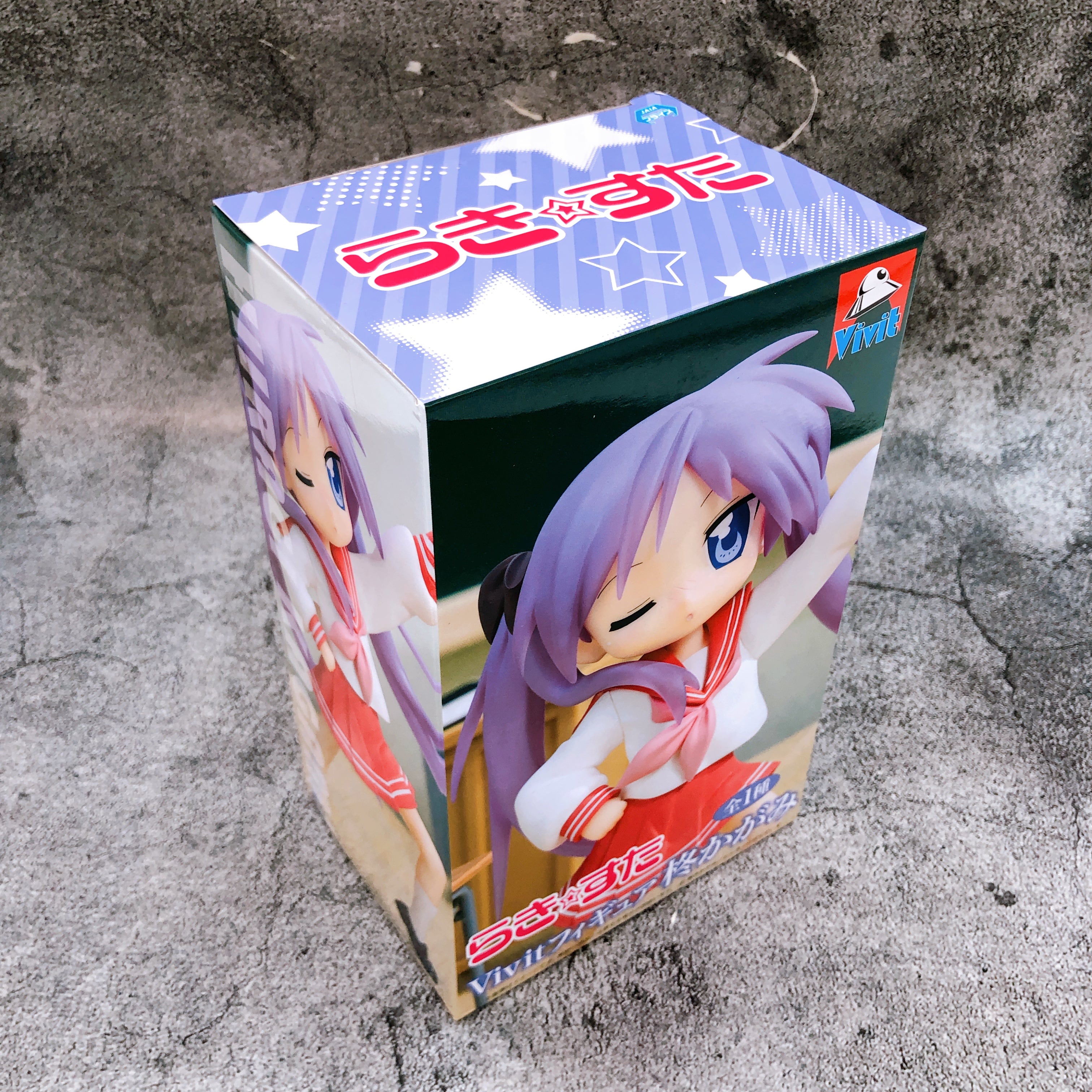 Lucky ☆ Star Kagami Hiiragi Vivit Figure System Service Japan AUTHENTIC 15+