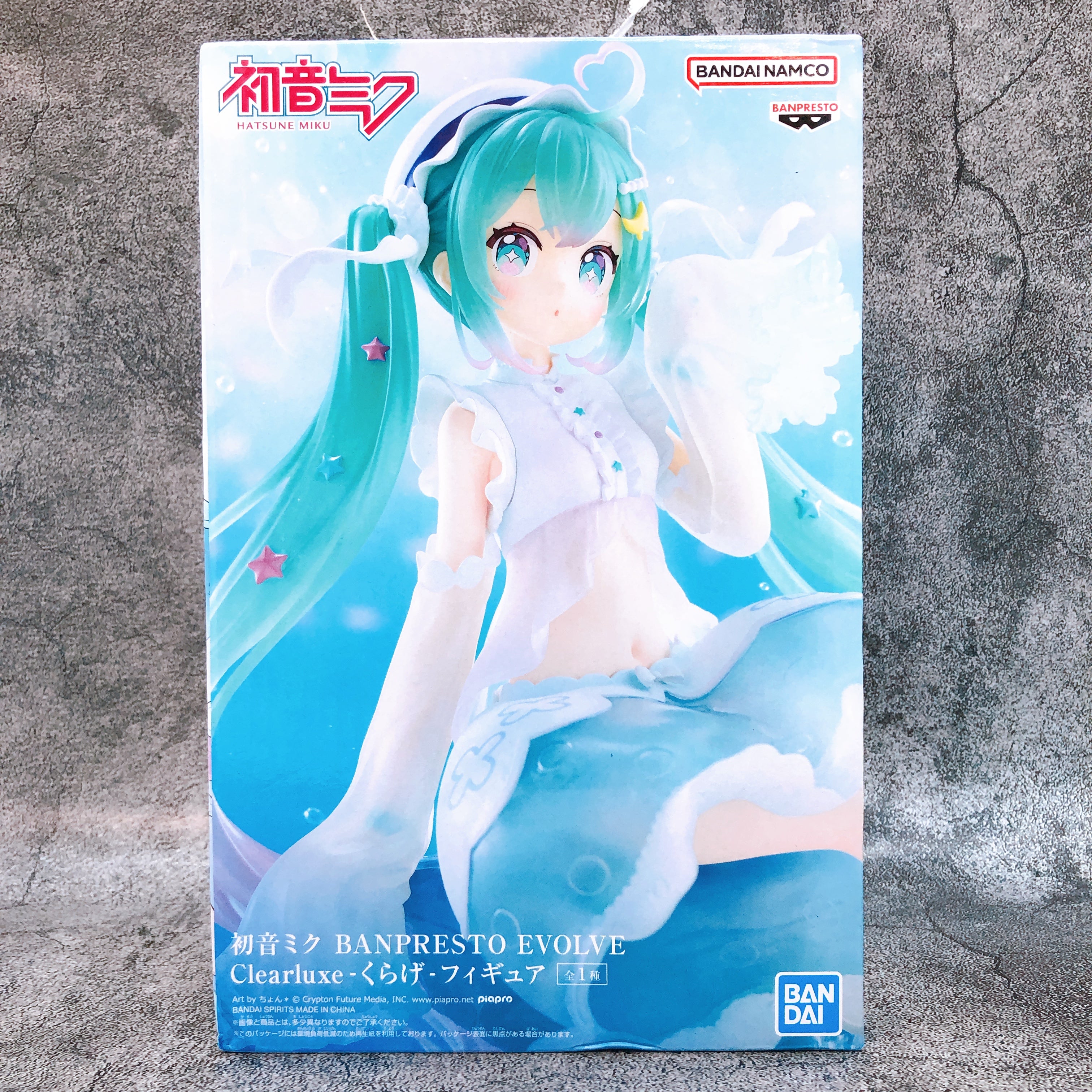 Hatsune Miku BANPRESTO EVOLVE Clearluxe Jellyfish Figure BANPRESTO Japan 15+